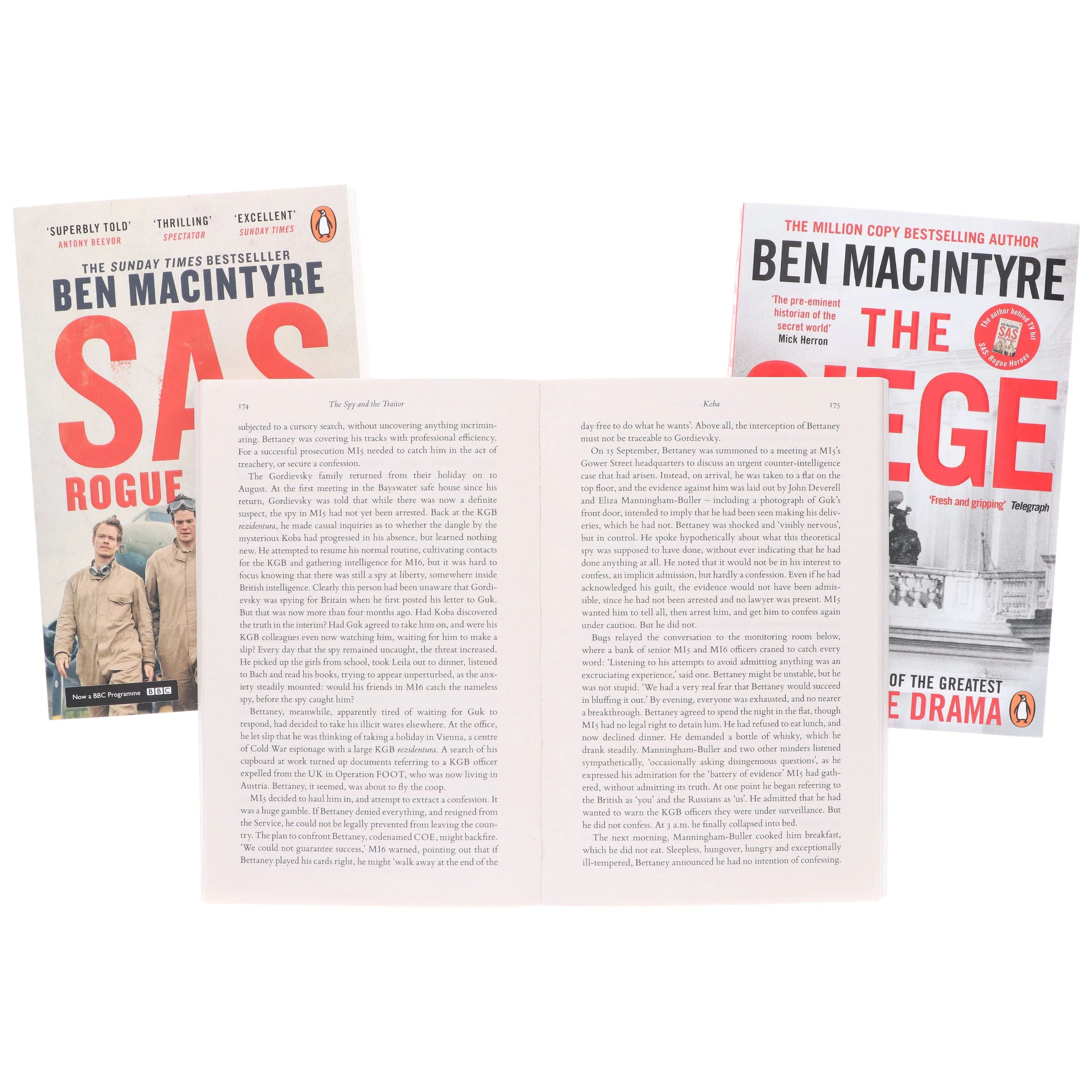 The Spy and the Traitor, SAS: Rogue Heroes & The Siege: By Ben Macintyre 3 Books Collection Set - Non Fiction - Paperback - Image 7