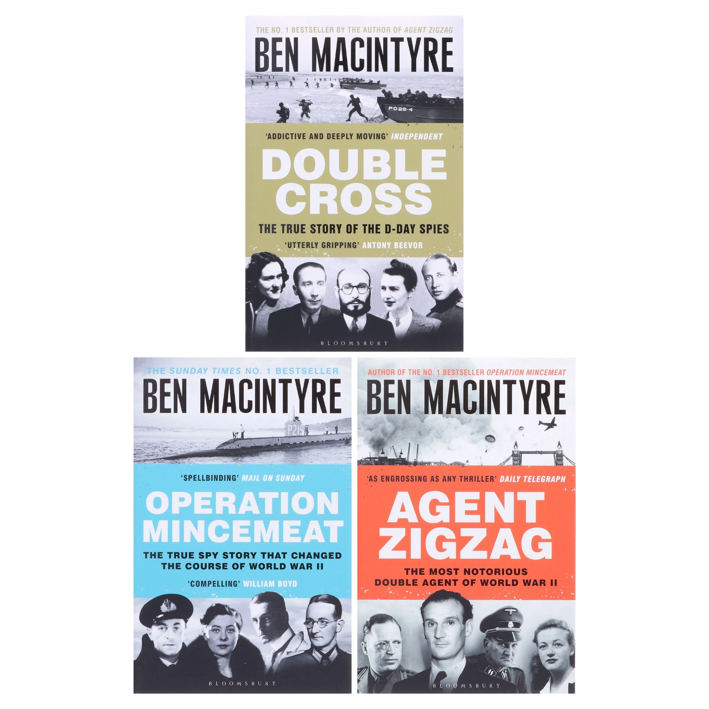 Damaged - Ben Macintyre Collection (Double Cross, Agent Zigzag & Operation Mincemeat) 3 Books Set - Non Fiction - Paperback - T 55 - Image 2