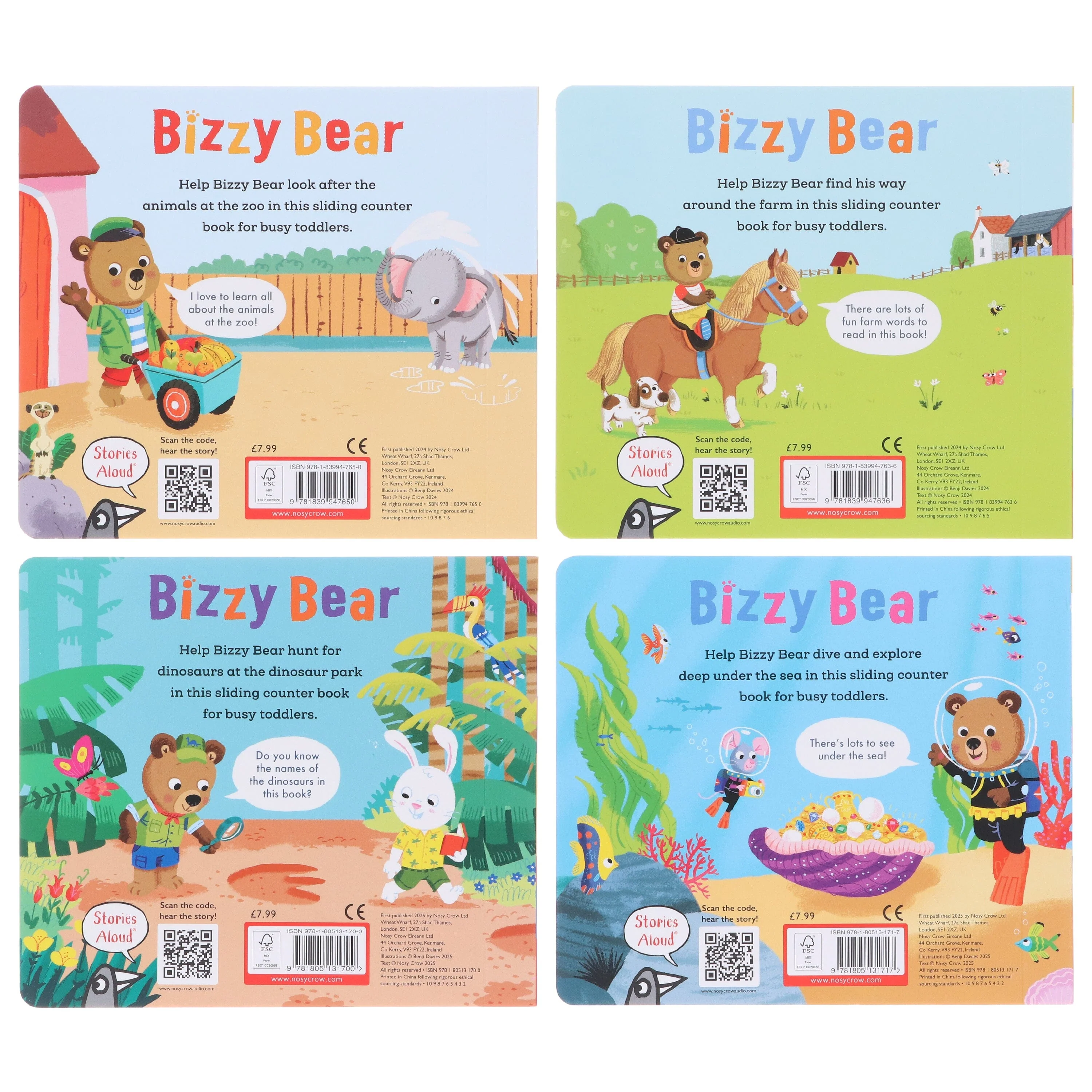 Bizzy Bear: Find and Follow Series by Benji Davies 4 Books Collection Set - Ages 2-5 - Board Book - Image 3