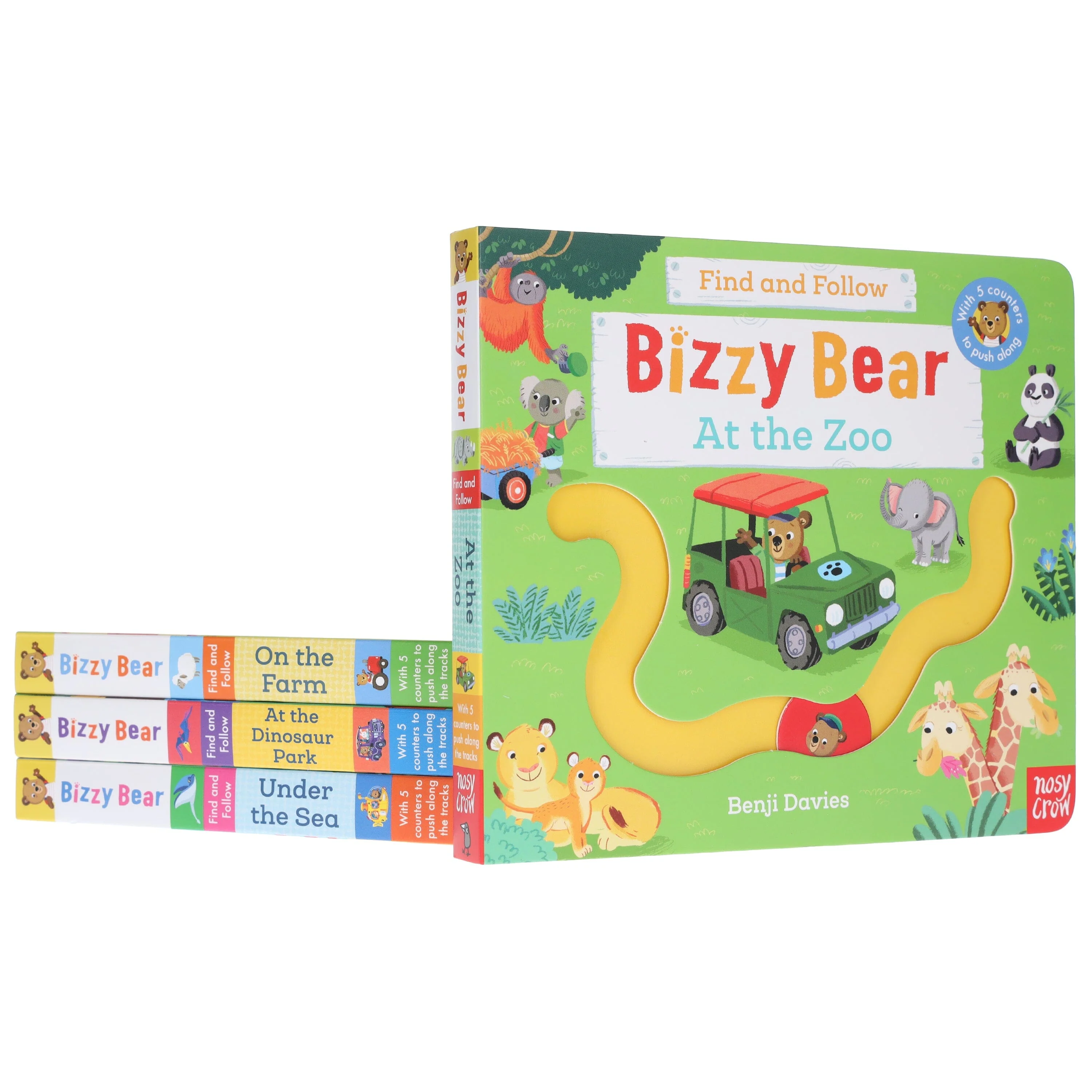Bizzy Bear: Find and Follow Series by Benji Davies 4 Books Collection Set - Ages 2-5 - Board Book - Image 5
