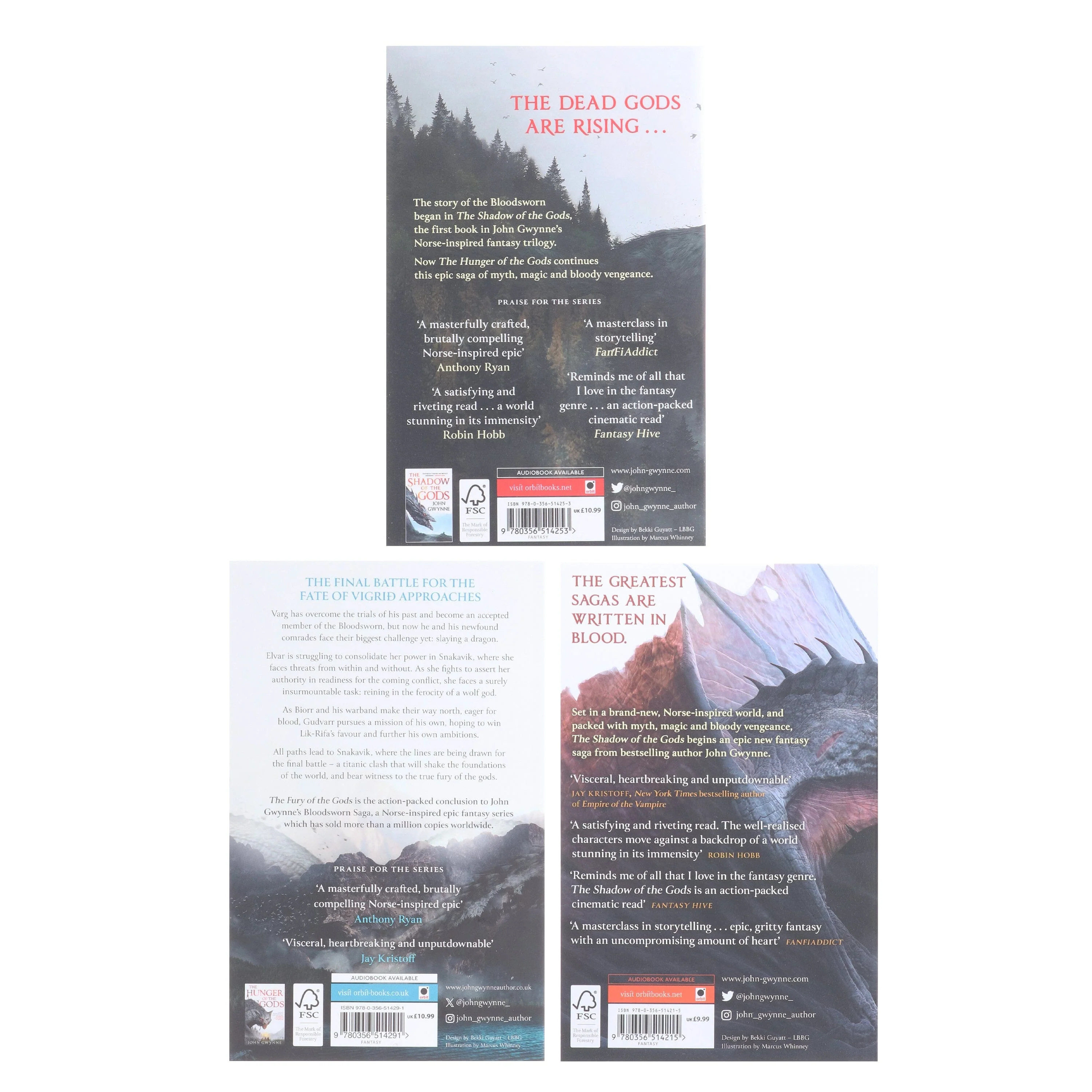 The Bloodsworn Trilogy by John Gwynne 3 Books Collection Set - Fiction - Paperback - Image 3