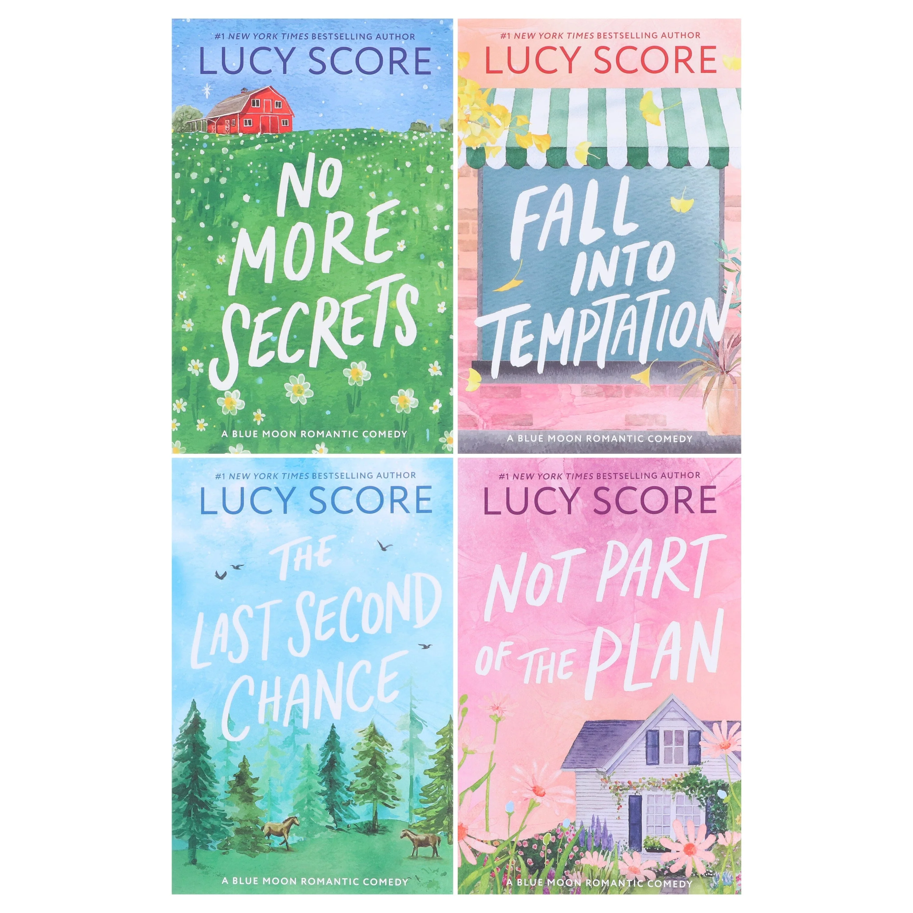 A Blue Moon Romantic Comedy Series by Lucy Score 4 Books Collection Set - Fiction - Paperback - Image 2