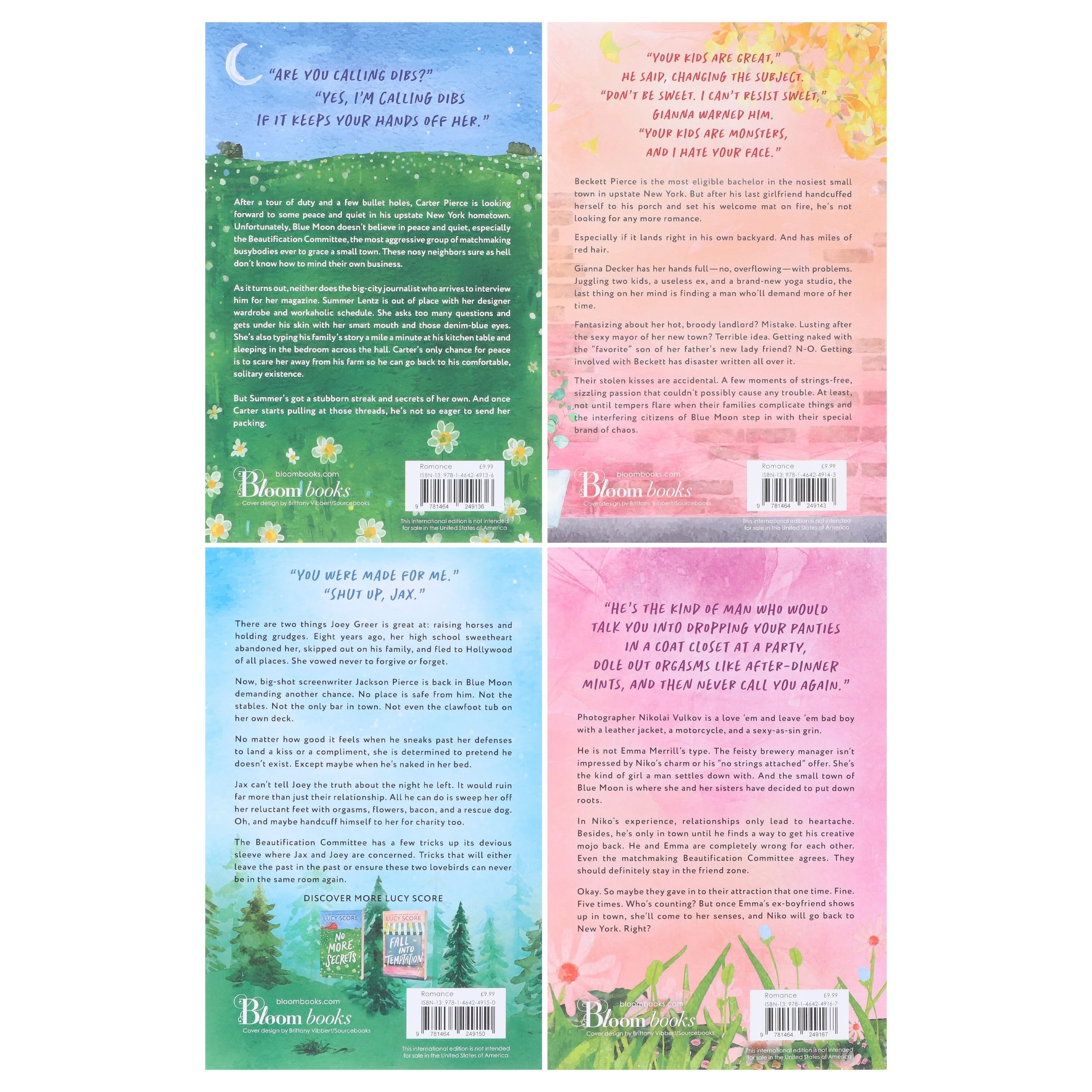 A Blue Moon Romantic Comedy Series by Lucy Score 4 Books Collection Set - Fiction - Paperback - Image 3