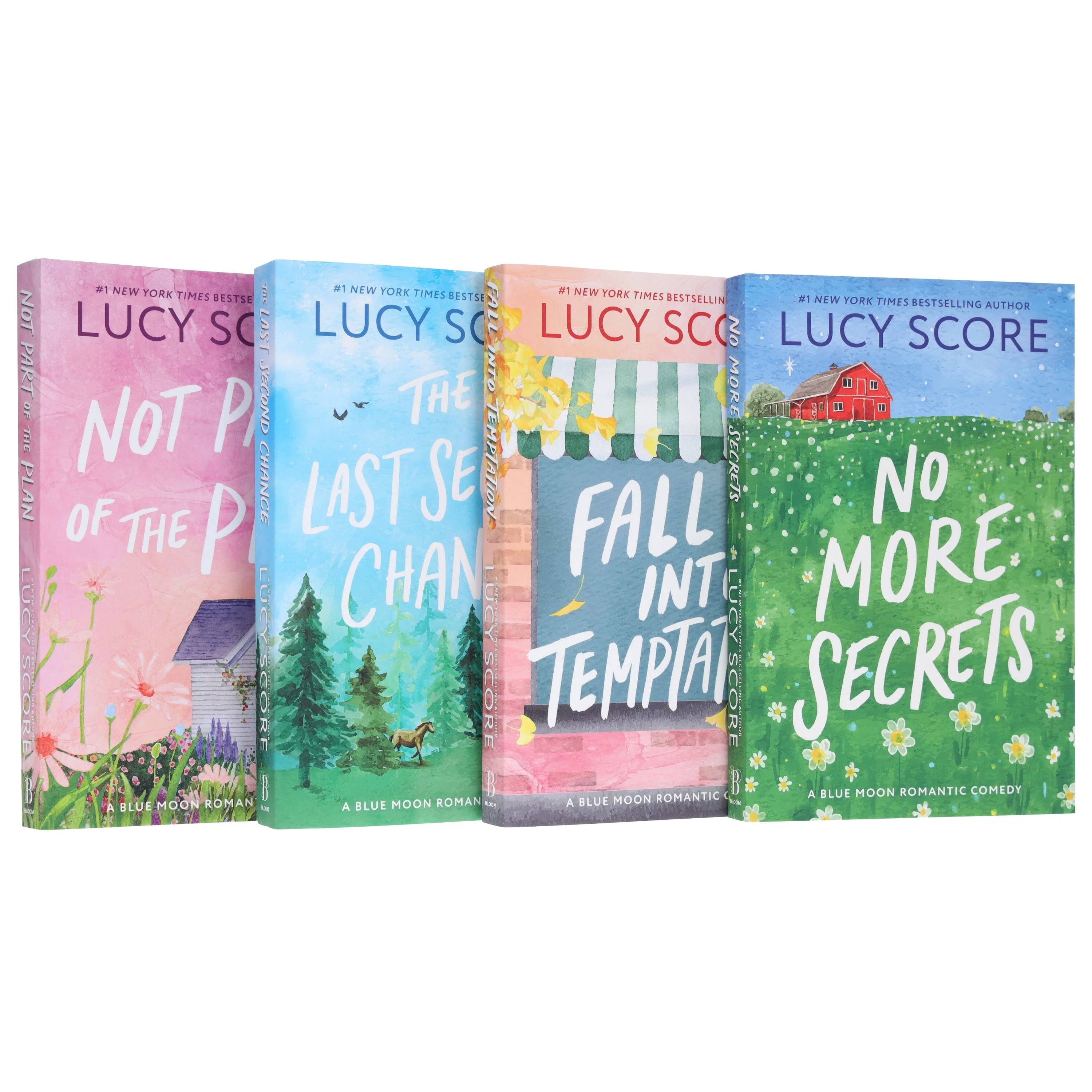 A Blue Moon Romantic Comedy Series by Lucy Score 4 Books Collection Set - Fiction - Paperback - Image 4