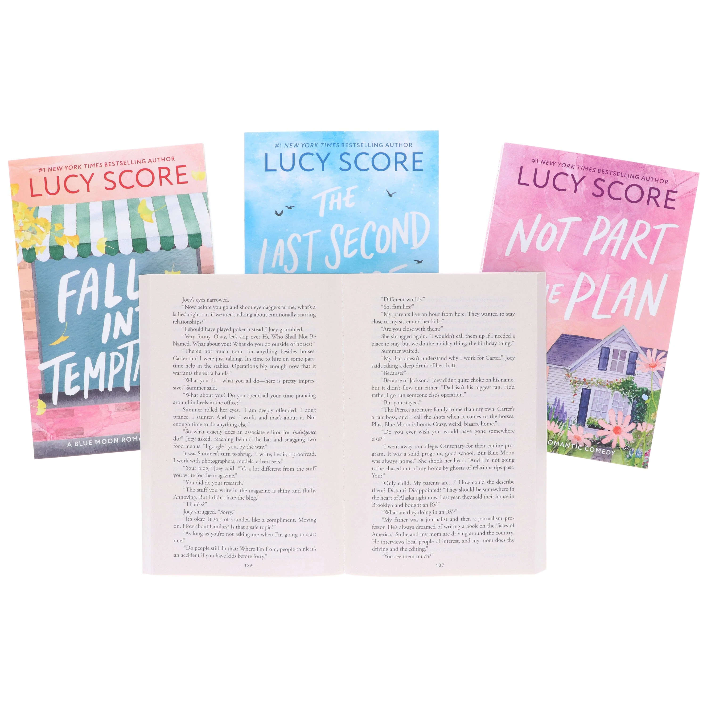 A Blue Moon Romantic Comedy Series by Lucy Score 4 Books Collection Set - Fiction - Paperback - Image 7