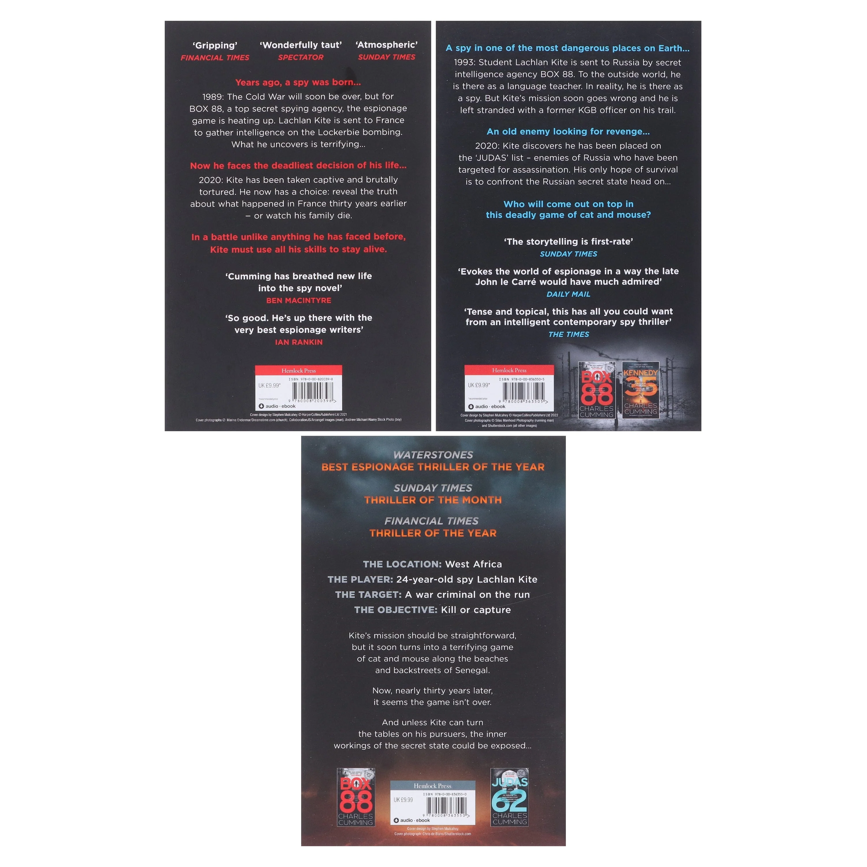 BOX 88 Thriller Series by Charles Cumming 3 Books Collection Set - Fiction - Paperback - Image 3