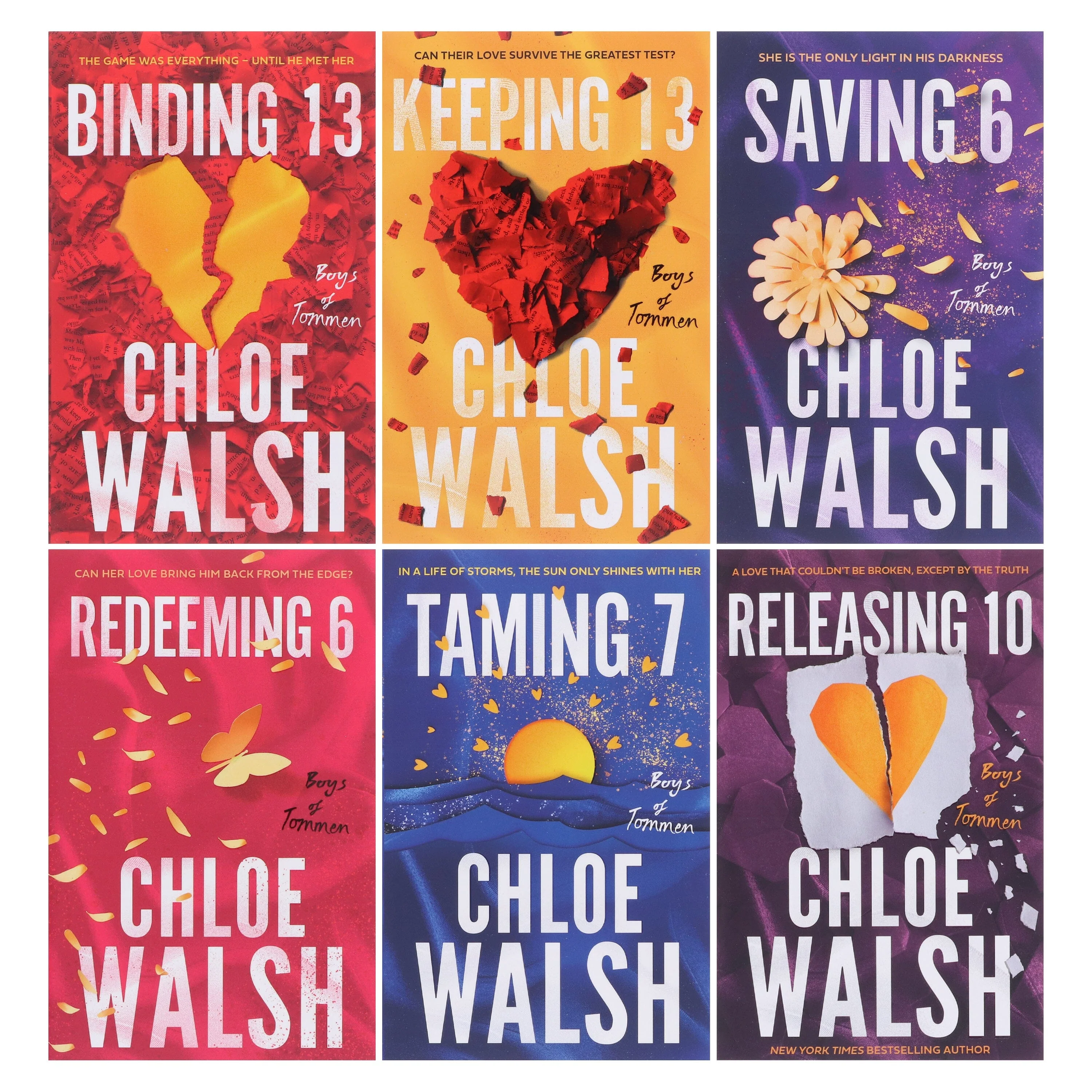 Boys of Tommen Series By Chloe Walsh 6 Books Collection Set - Fiction - Paperback - Image 2