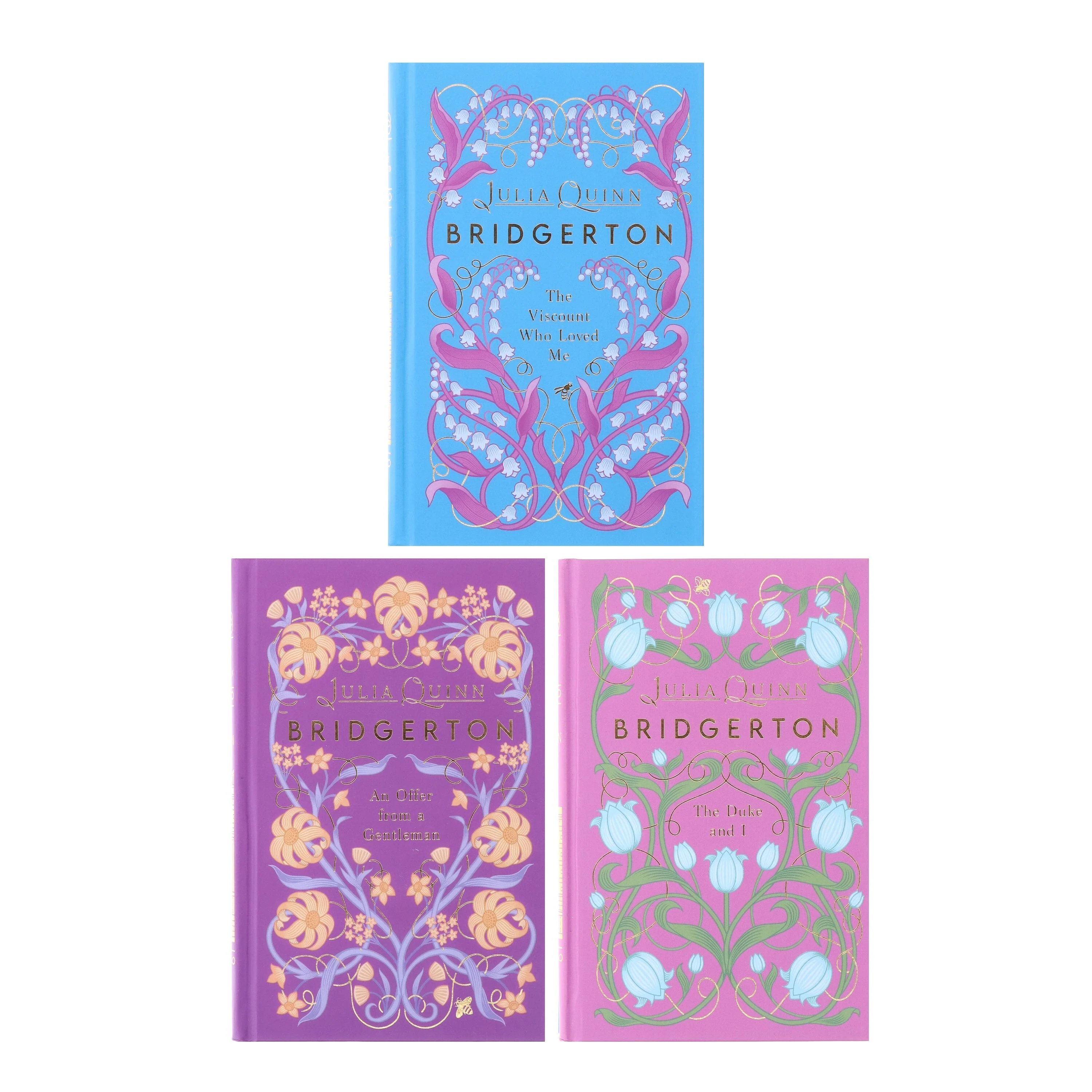 Bridgertons Series by Julia Quinn 3 Books Collector's Edition Set - Fiction - Sprayed Edges Hardback - Image 2