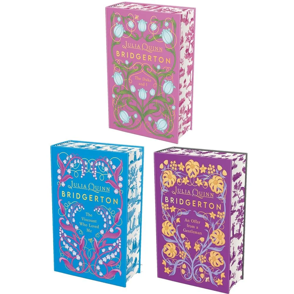 Bridgertons Series by Julia Quinn 3 Books Collector's Edition Set - Fiction - Sprayed Edges Hardback - Image 5