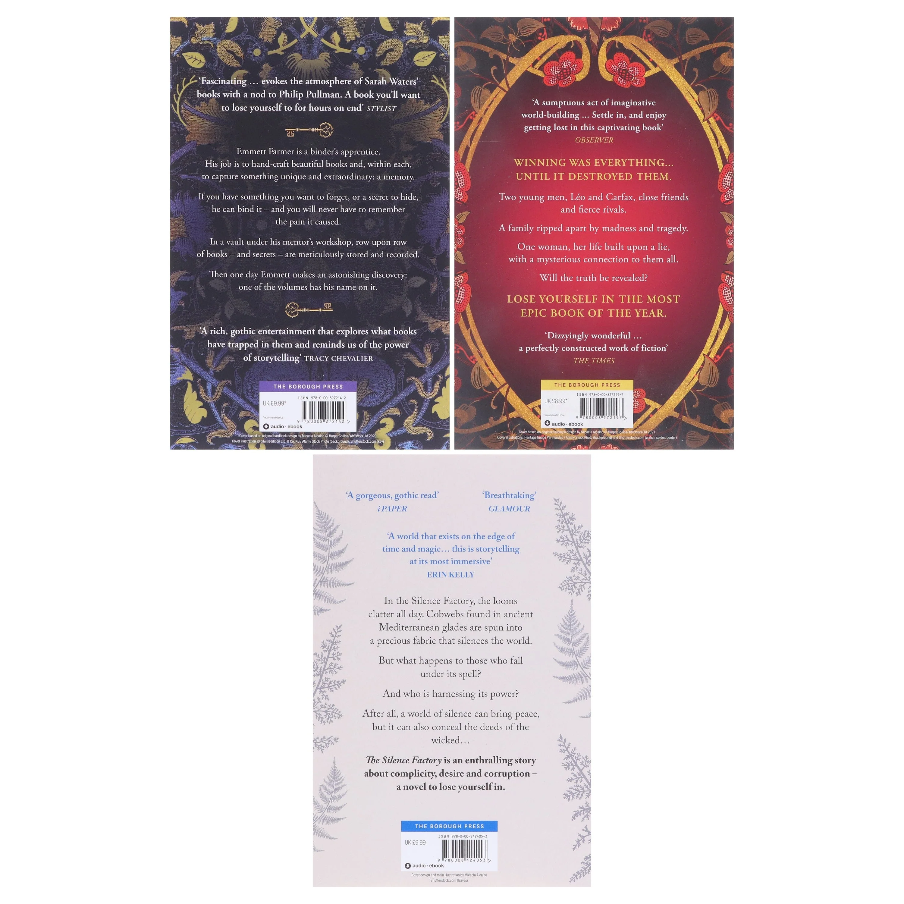 Bridget Collins Novels (The Binding, The Betrayals & The Silence Factory) 3 Books Collection Set - Fiction - Paperback - Image 3