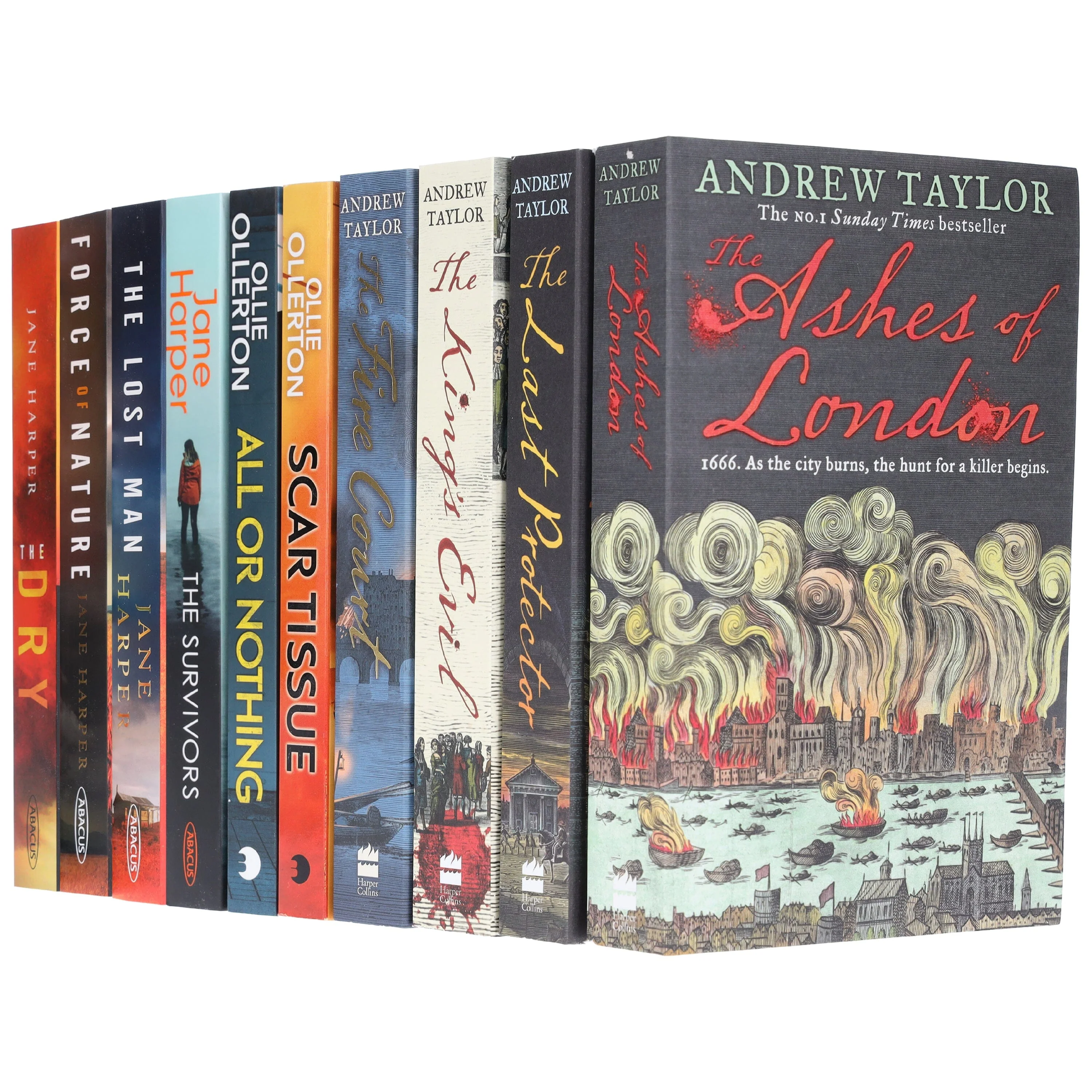 British & International Thriller Bundle by Andrew Taylor, Jane Harper & Ollie Ollerton 10 Books Set - Fiction – Paperback - Image 5