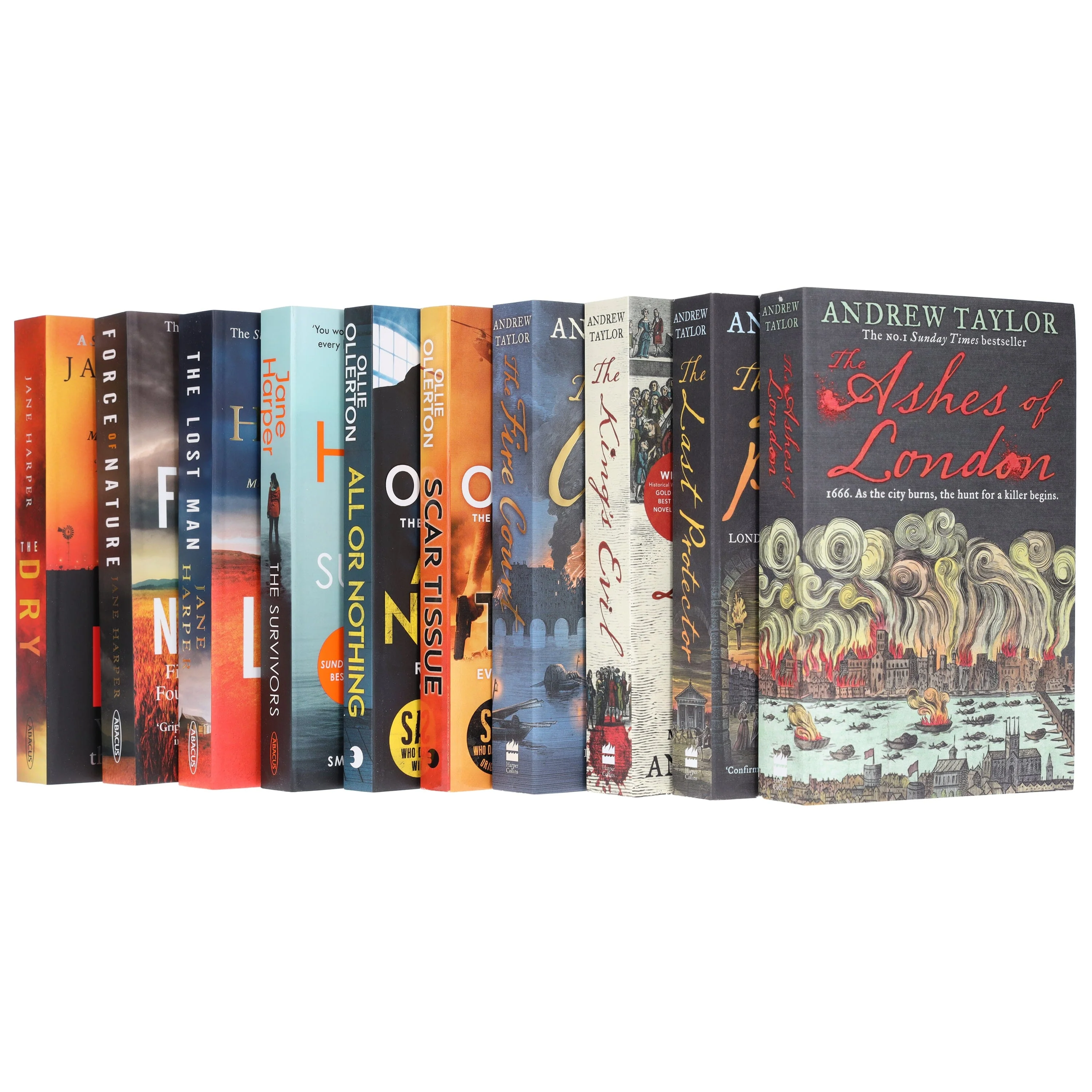 British & International Thriller Bundle by Andrew Taylor, Jane Harper & Ollie Ollerton 10 Books Set - Fiction – Paperback - Image 6