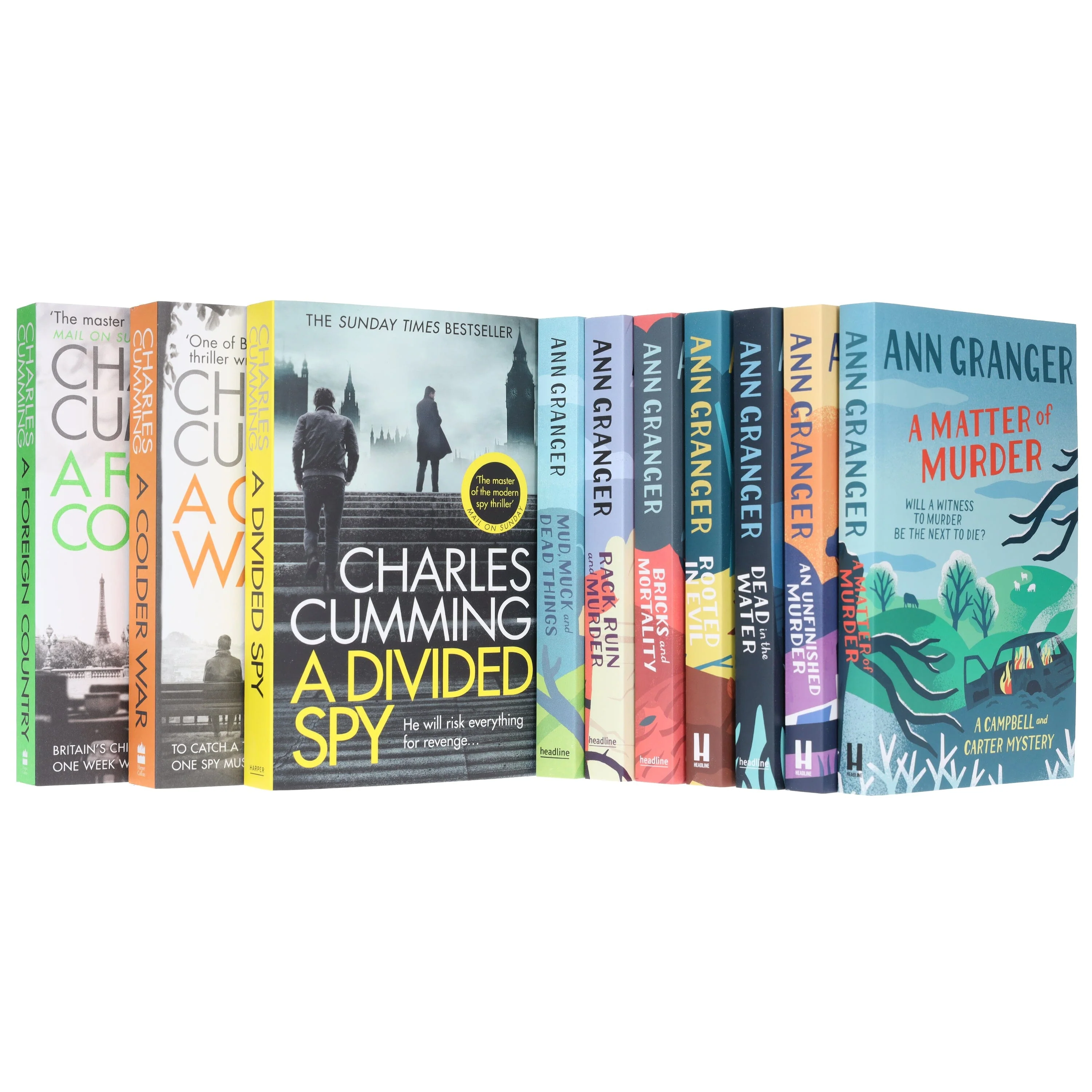 British Spy & Mystery Crime Series Bundle by Ann Granger & Charles Cumming: 10 Book Set – Fiction – Paperback - Image 4