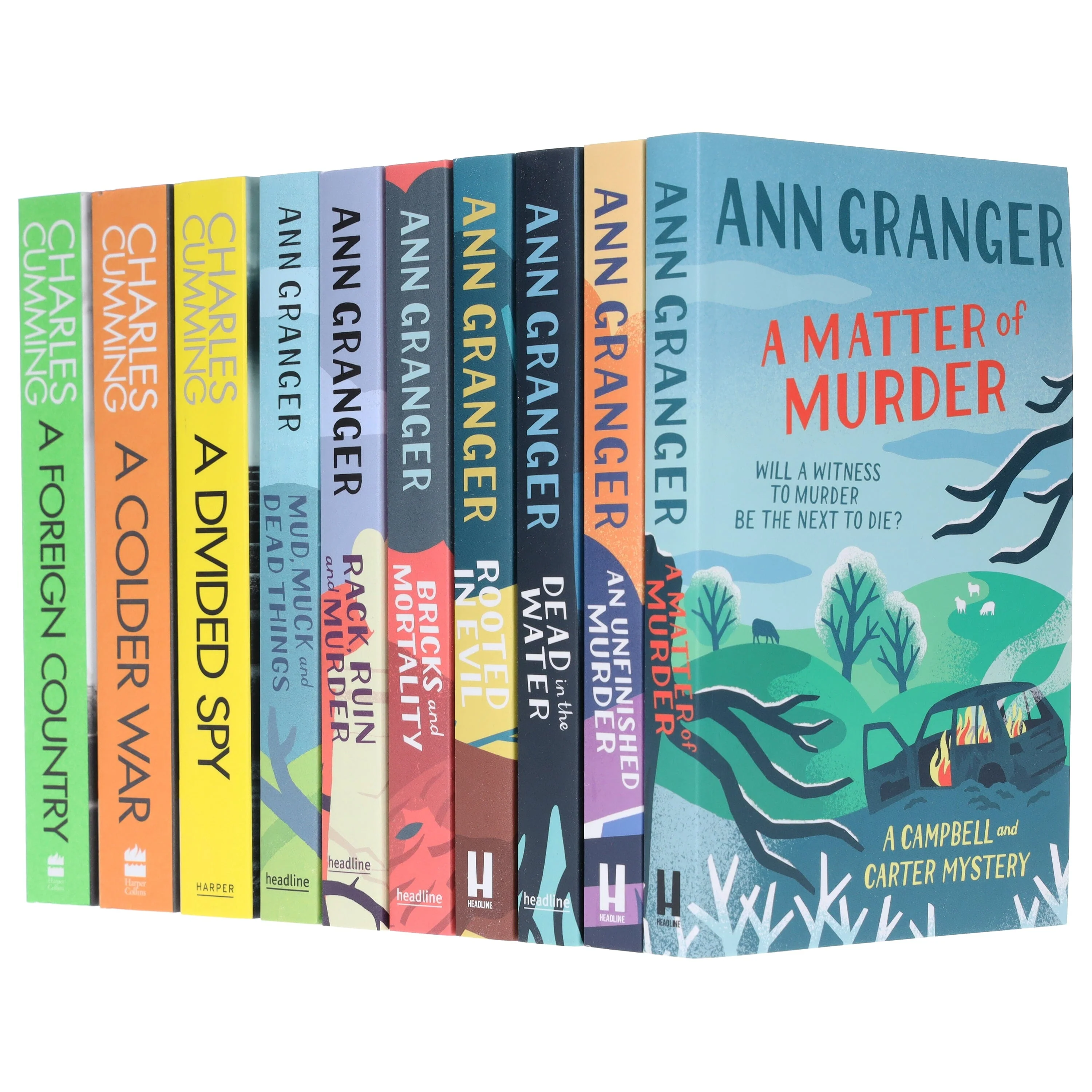 British Spy & Mystery Crime Series Bundle by Ann Granger & Charles Cumming: 10 Book Set – Fiction – Paperback - Image 5