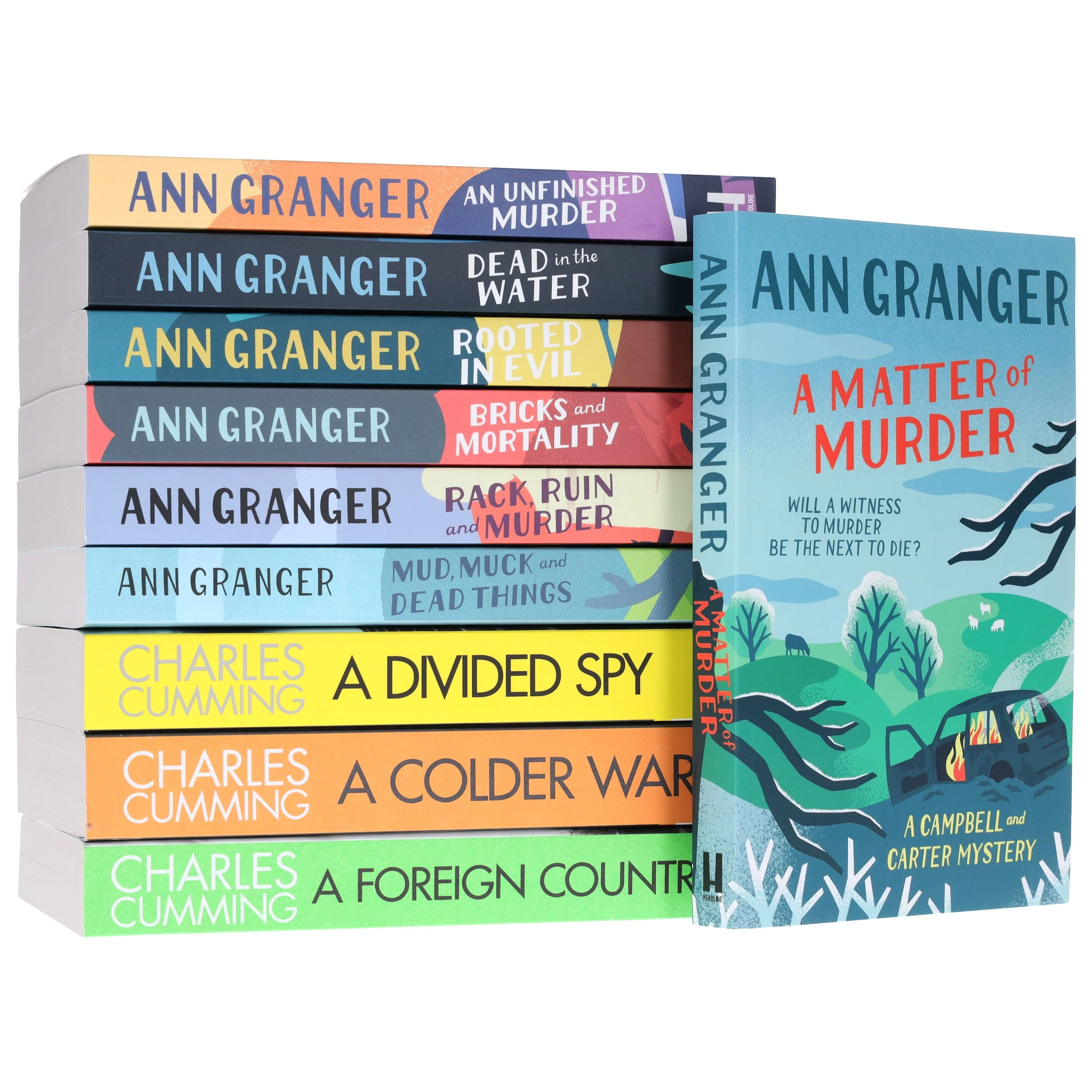 British Spy & Mystery Crime Series Bundle by Ann Granger & Charles Cumming: 10 Book Set – Fiction – Paperback - Image 6
