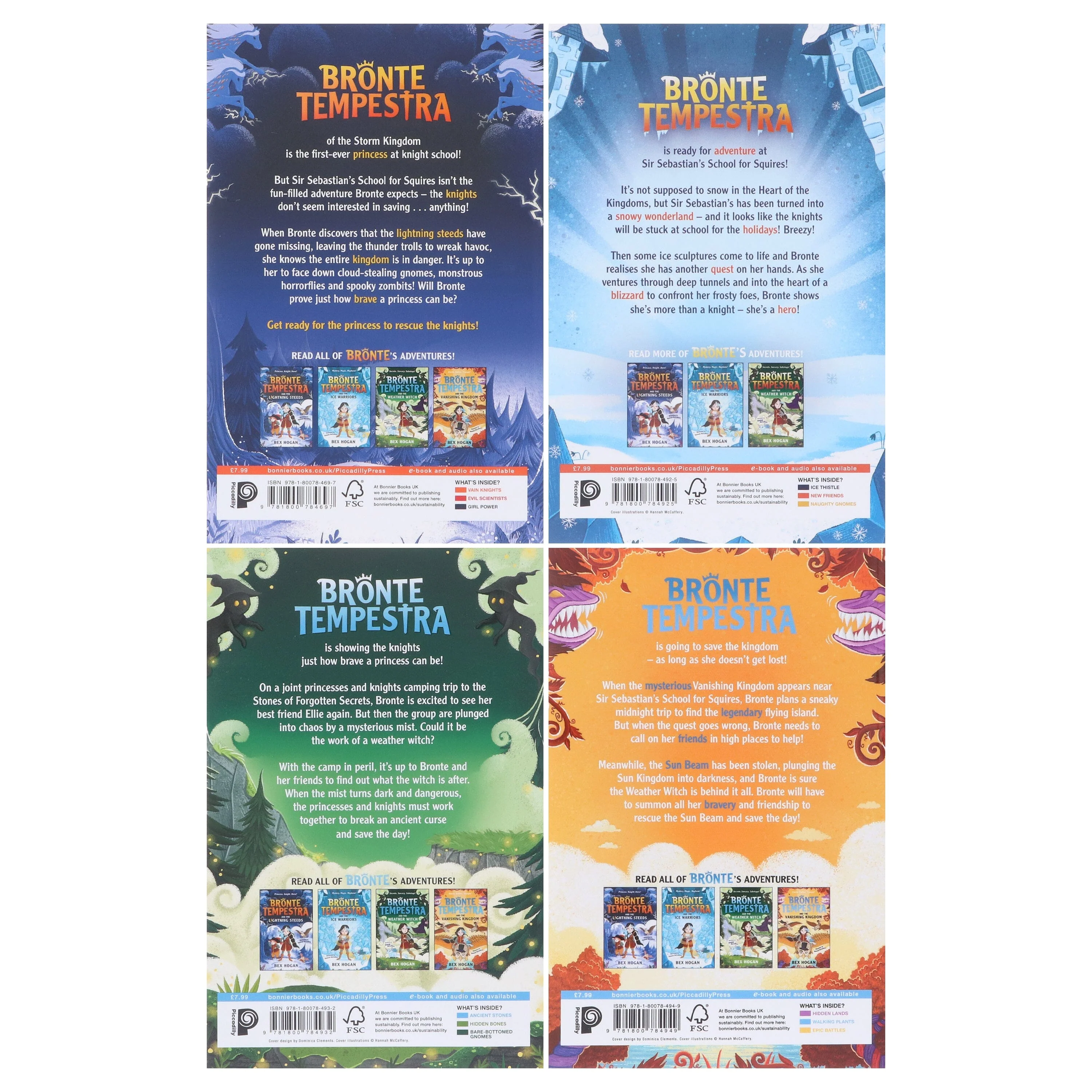 Bronte Tempestra Series by Bex Hogan Illustrated 4 Books Collection Set - Ages 7-12 - Paperback - Image 3