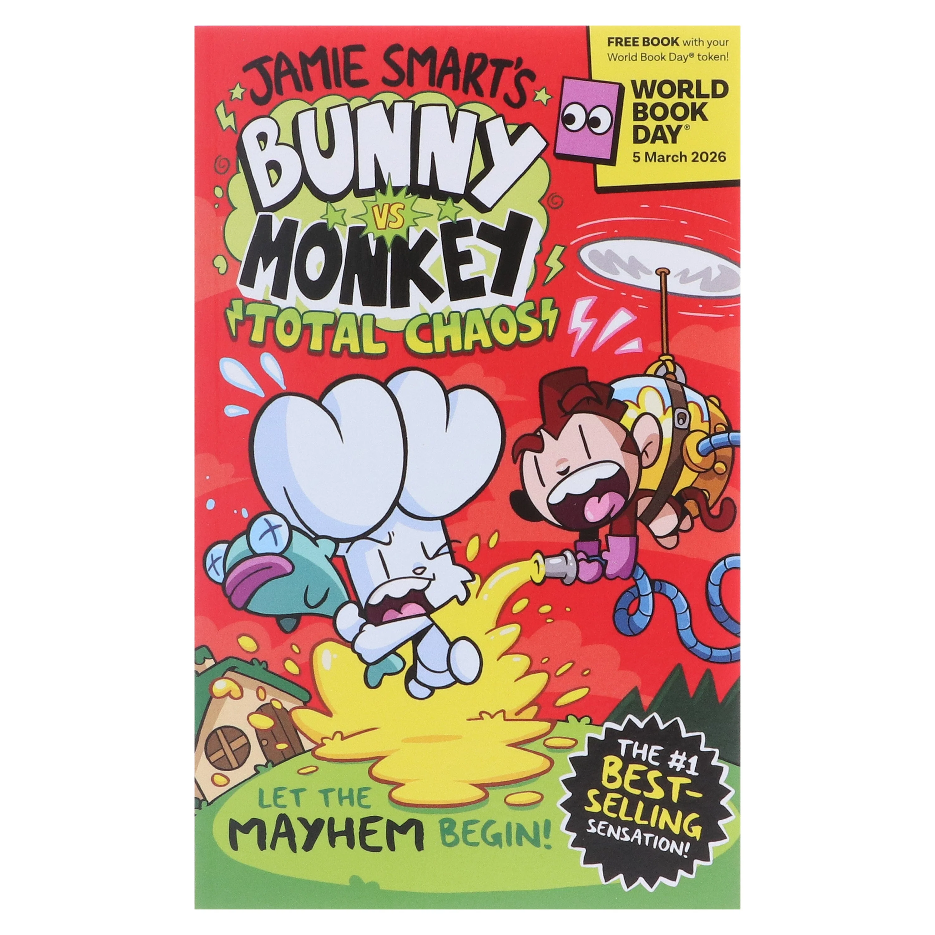 Bunny vs Monkey: Total Chaos!: World Book Day 2026 by Jamie Smart - Ages 7-9 - Paperback - Image 2