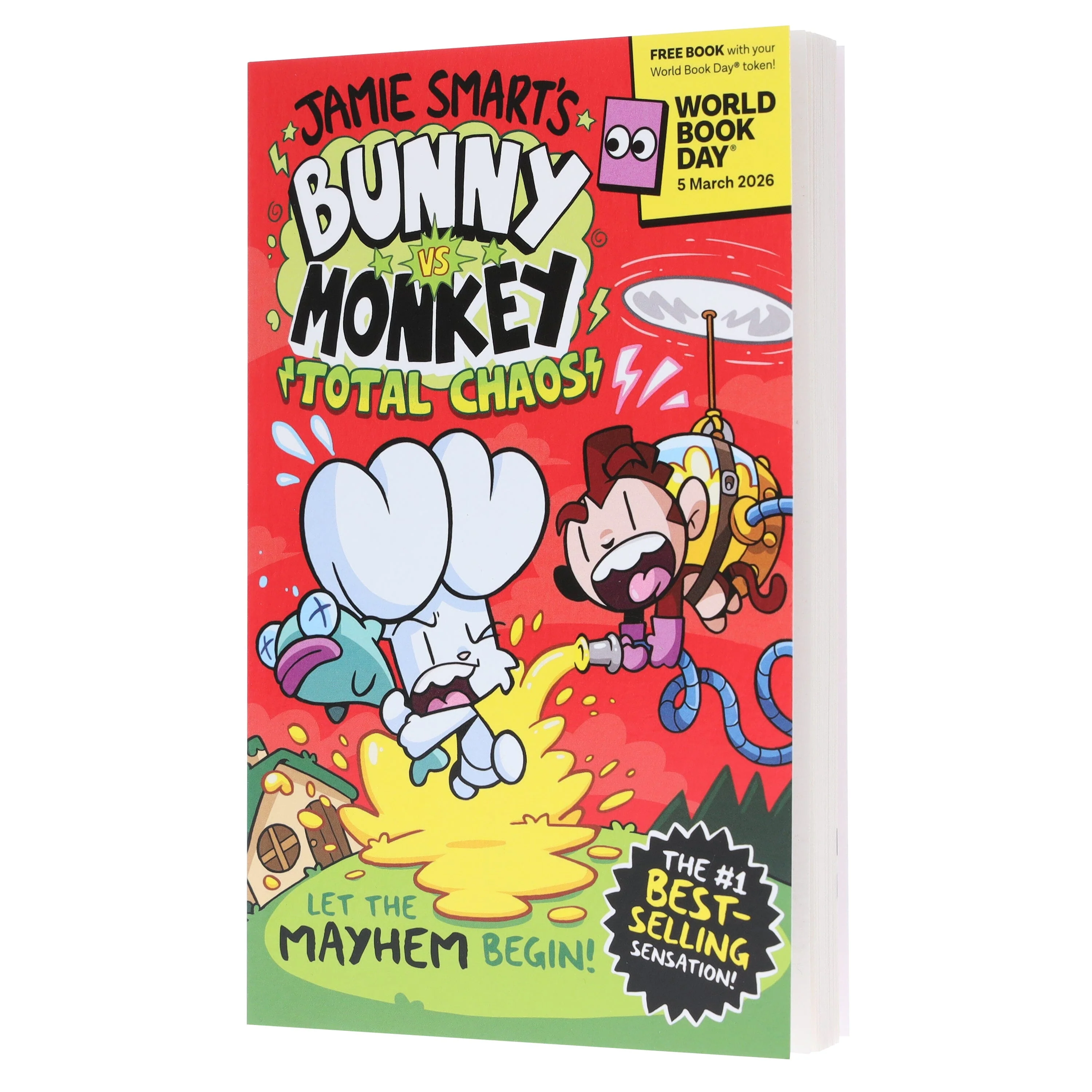 Bunny vs Monkey: Total Chaos!: World Book Day 2026 by Jamie Smart - Ages 7-9 - Paperback - Image 4