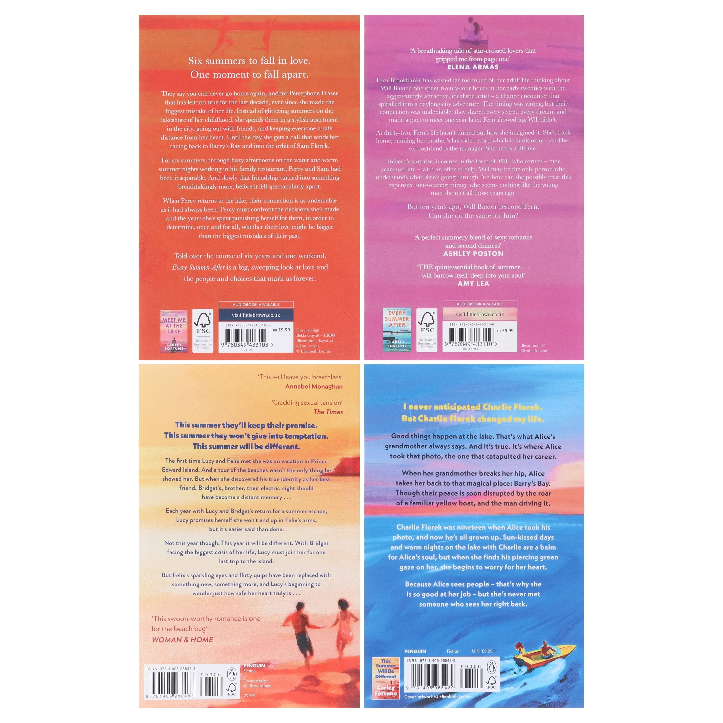 Carley Fortune Novels One Golden Summer, Meet Me at the Lake & More: 4 Books Collection Set - Fiction - Paperback - Image 3