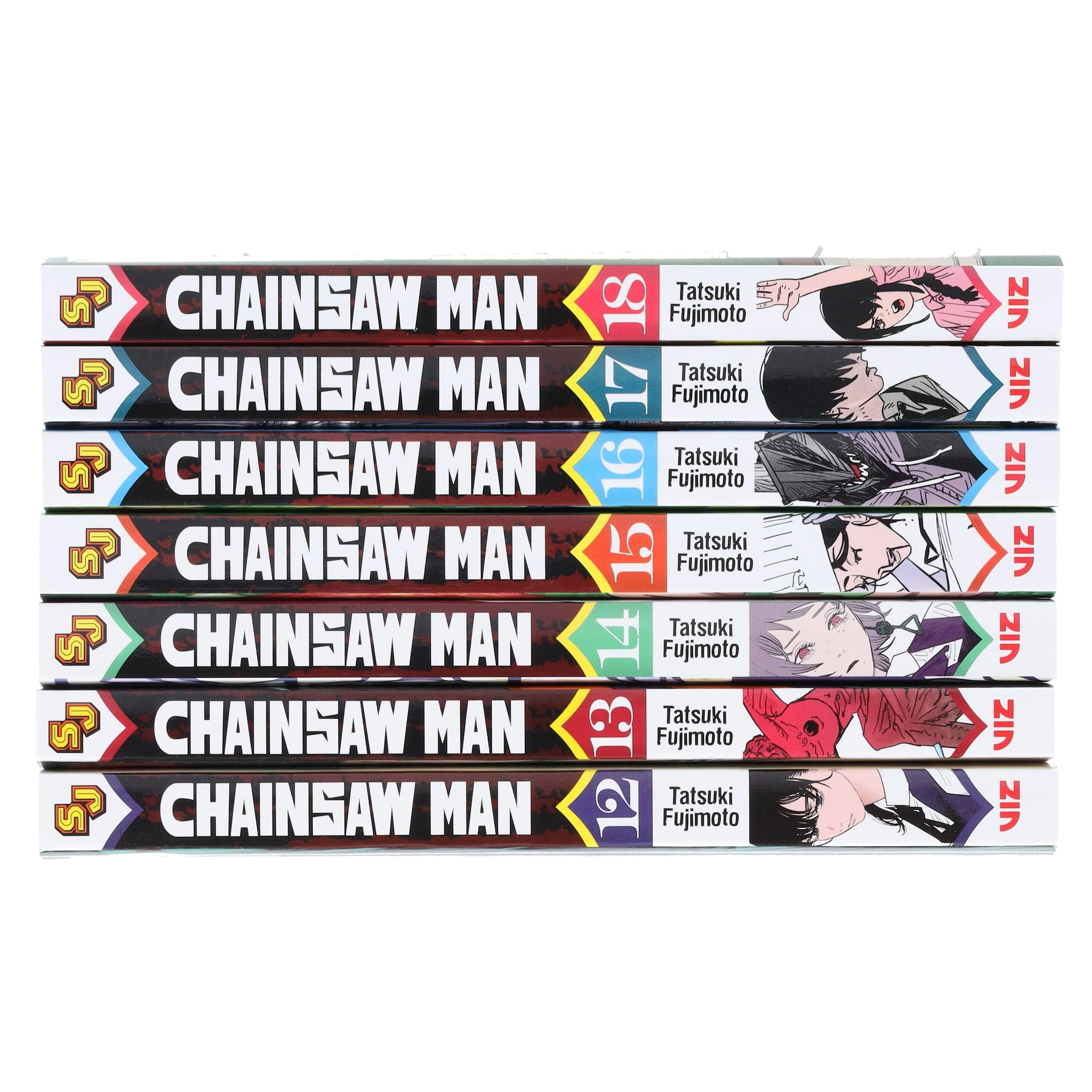 Chainsaw Man Volume 12-18 by Tatsuki Fujimoto: 7 Books Collection Set - Manga - Paperback - Image 5