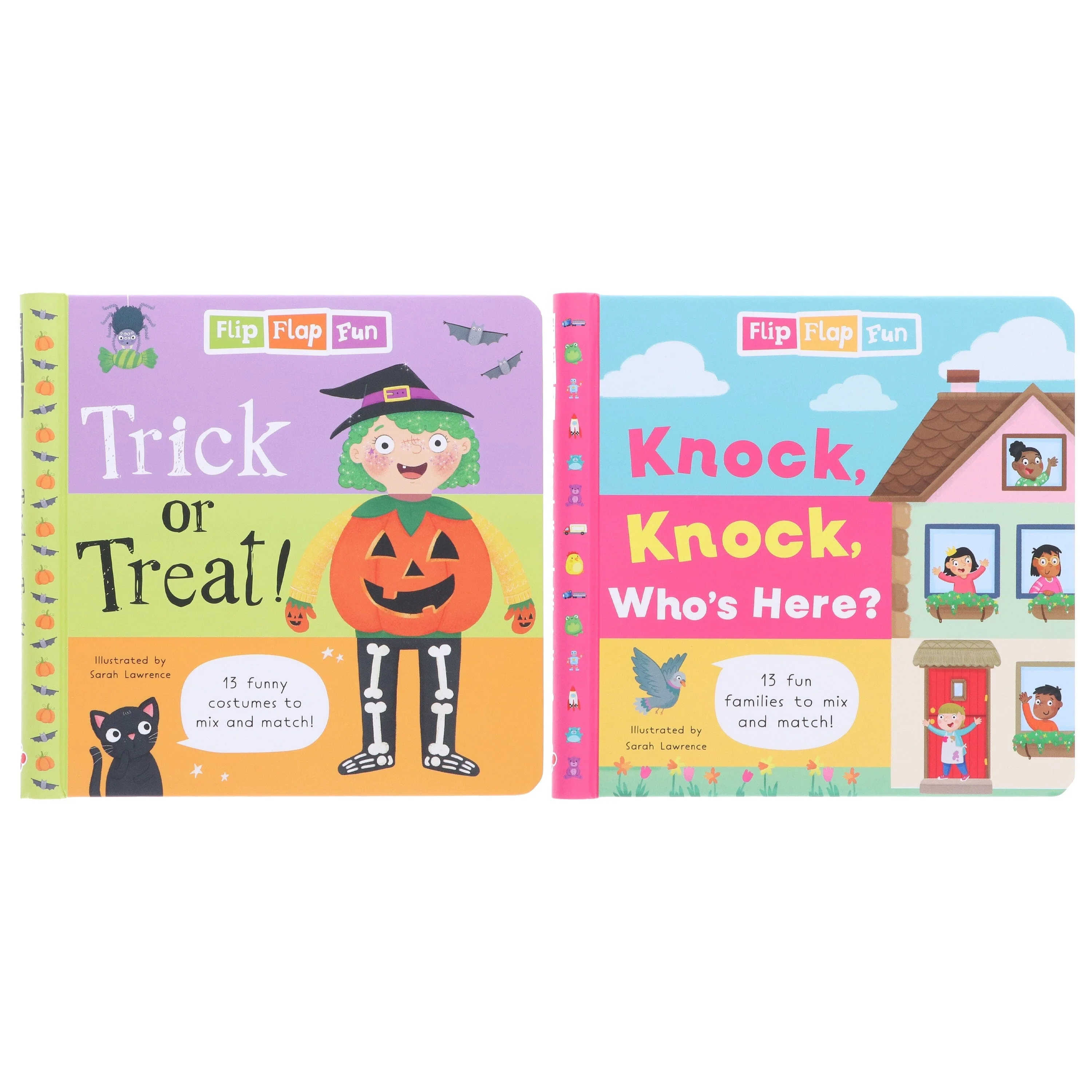 Children's Halloween Books: Flip Flap Fun - Trick or Treat & Knock, Knock, Who's Here? & A Case of Mythical Creatures: 14 Books Collection Set - Ages 0-5 - Board Book - Image 3