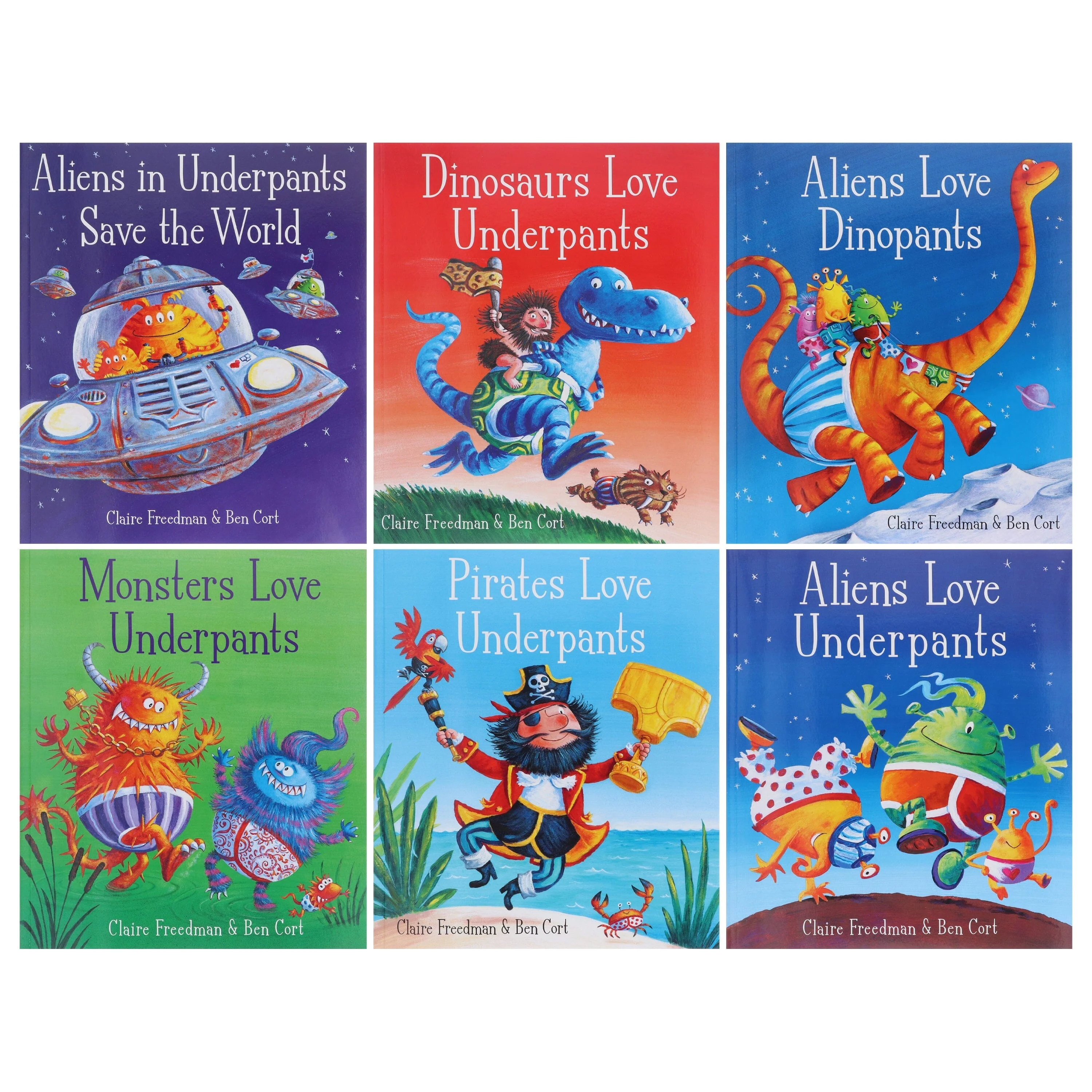 Aliens Love Underpants & FunnyBones: 14 Books Collection Set - Ages 3-7 - Paperback - Image 3
