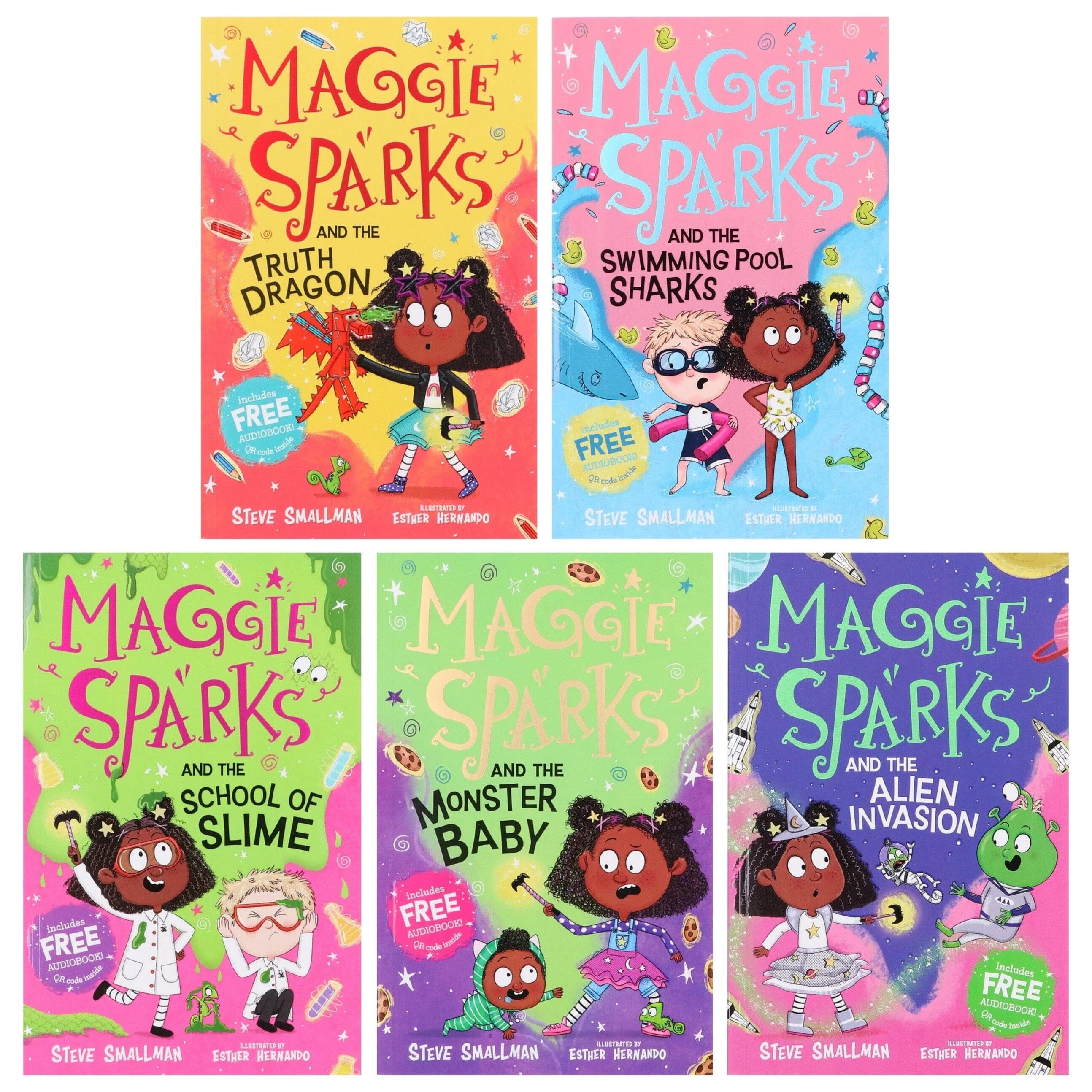 Children's Halloween Books: Diary of an Accidental Witch & Maggie Sparks: 11 Books Collection Set - Ages 5-10 - Paperback - Image 3