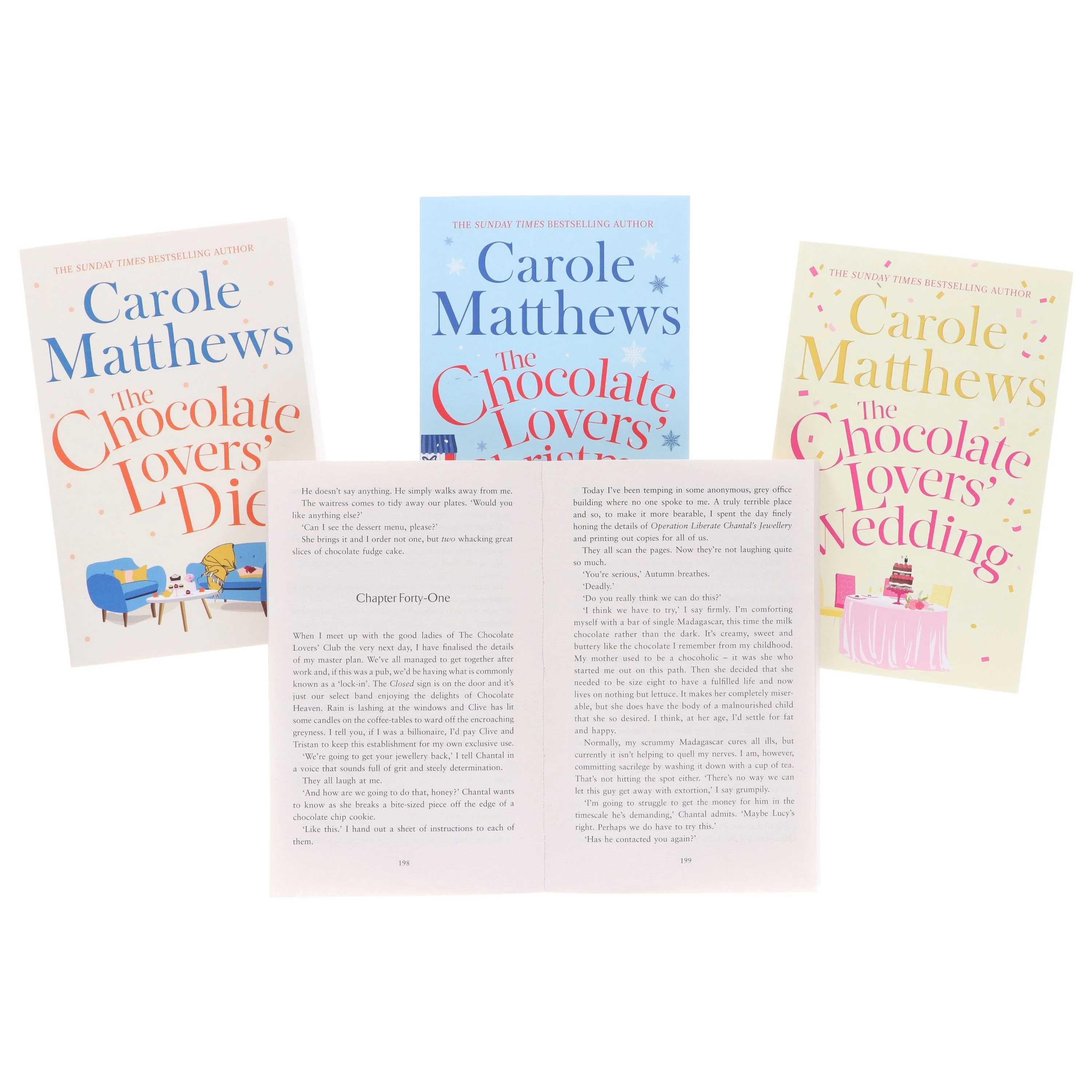Chocolate Lovers' Club by Carole Matthews 4 Books Collection Set - Fiction - Paperback - Image 7