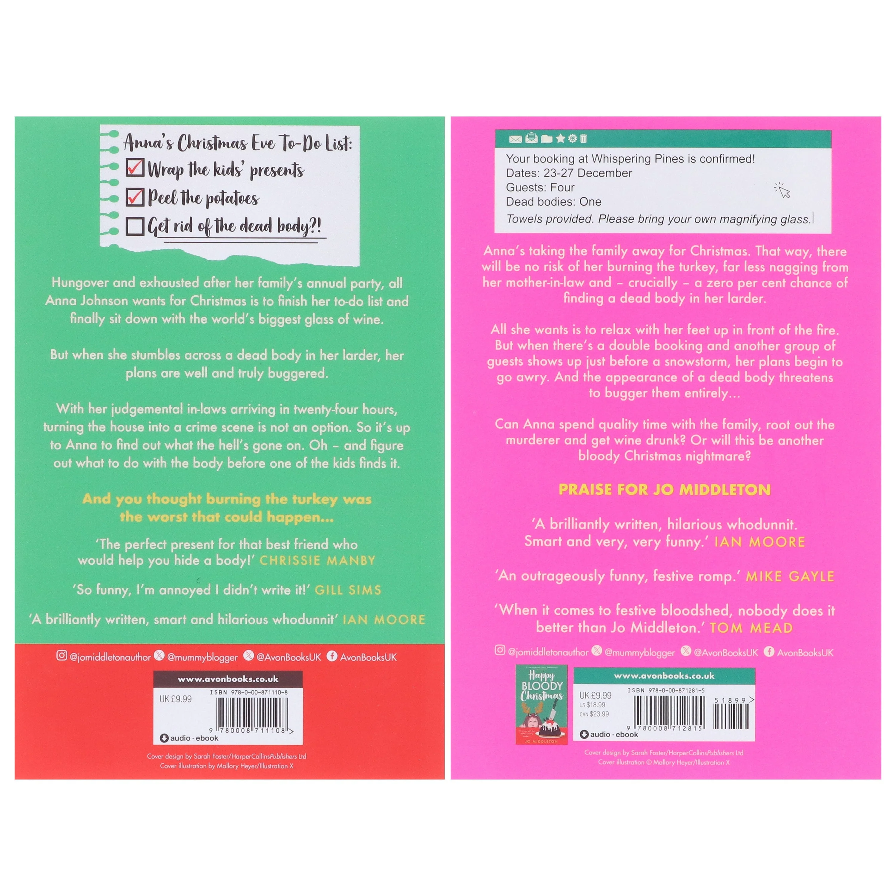 Christmas Murder Mysteries by Jo Middleton 2 Books Collection Set - Fiction - Paperback - Image 3