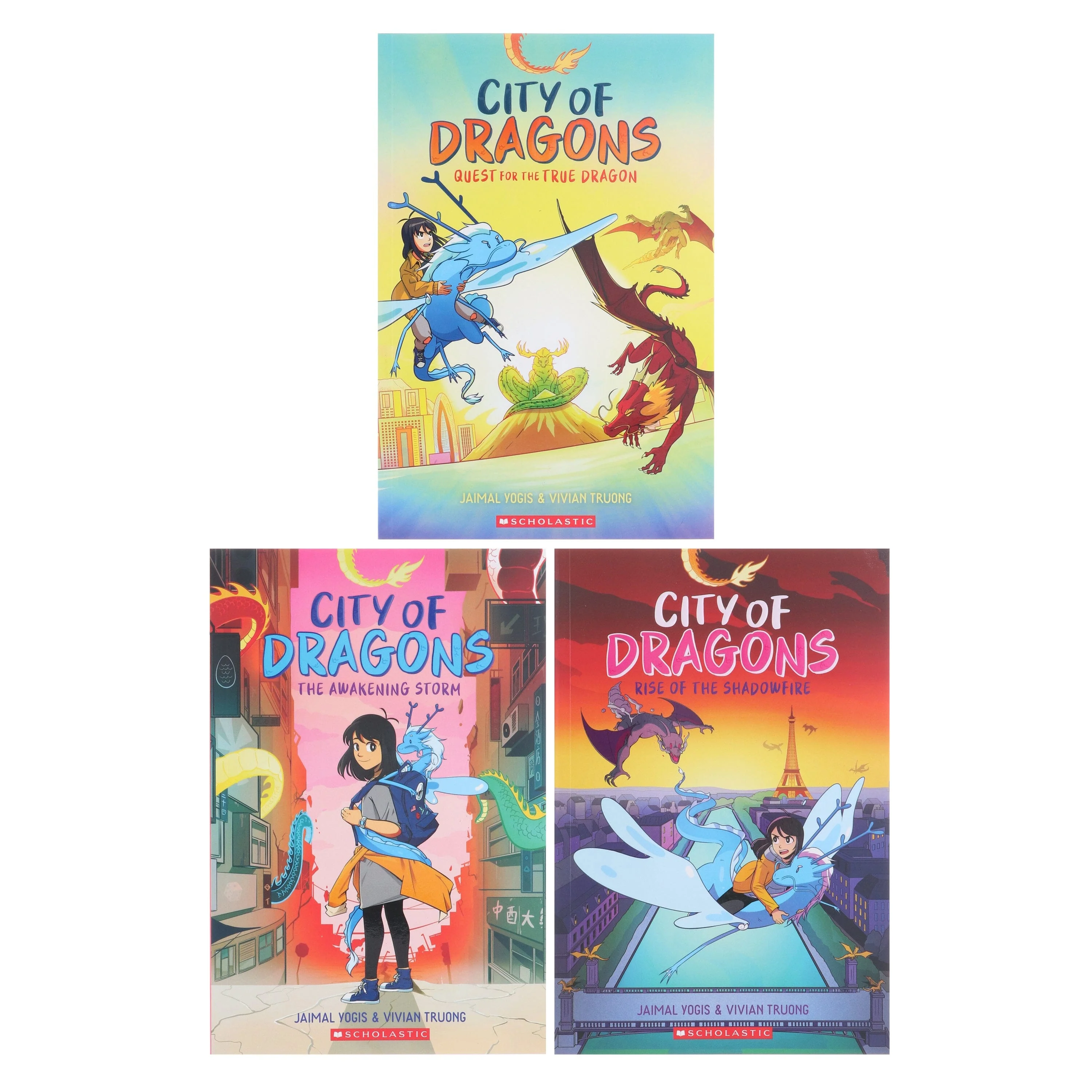 City of Dragons by Jaimal Yogis & Vivian Truong 3 Graphic Novels Collection Set - Ages 8-12 - Paperback - Image 2