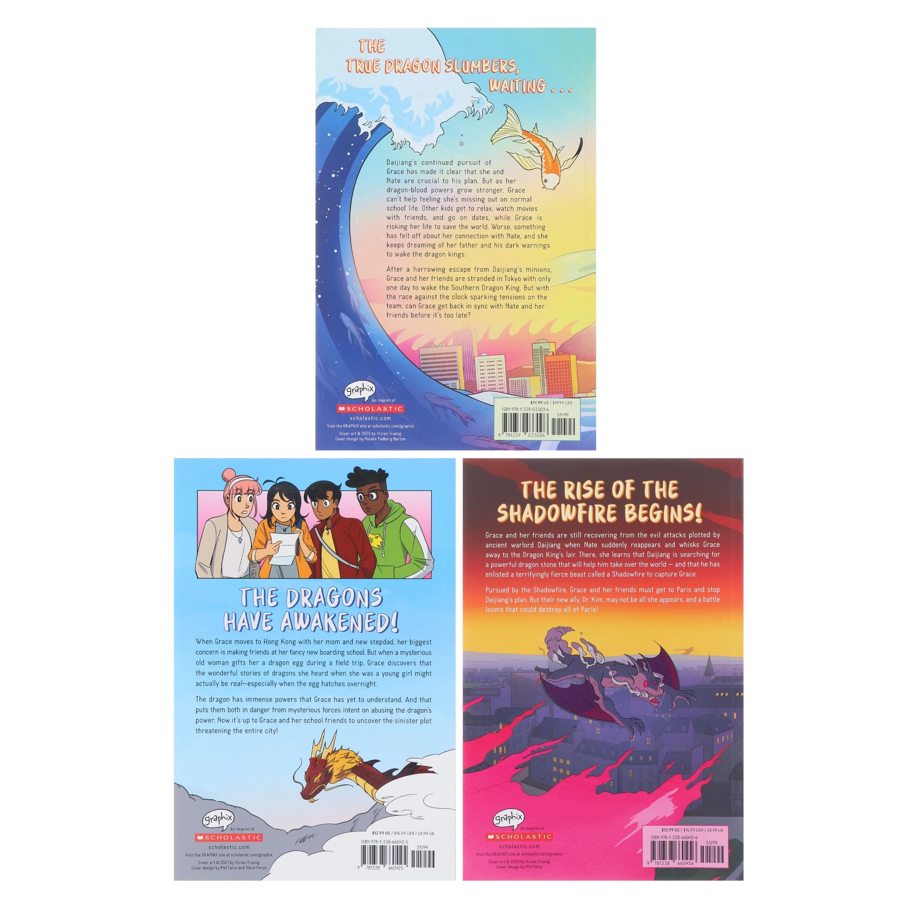 City of Dragons by Jaimal Yogis & Vivian Truong 3 Graphic Novels Collection Set - Ages 8-12 - Paperback - Image 3