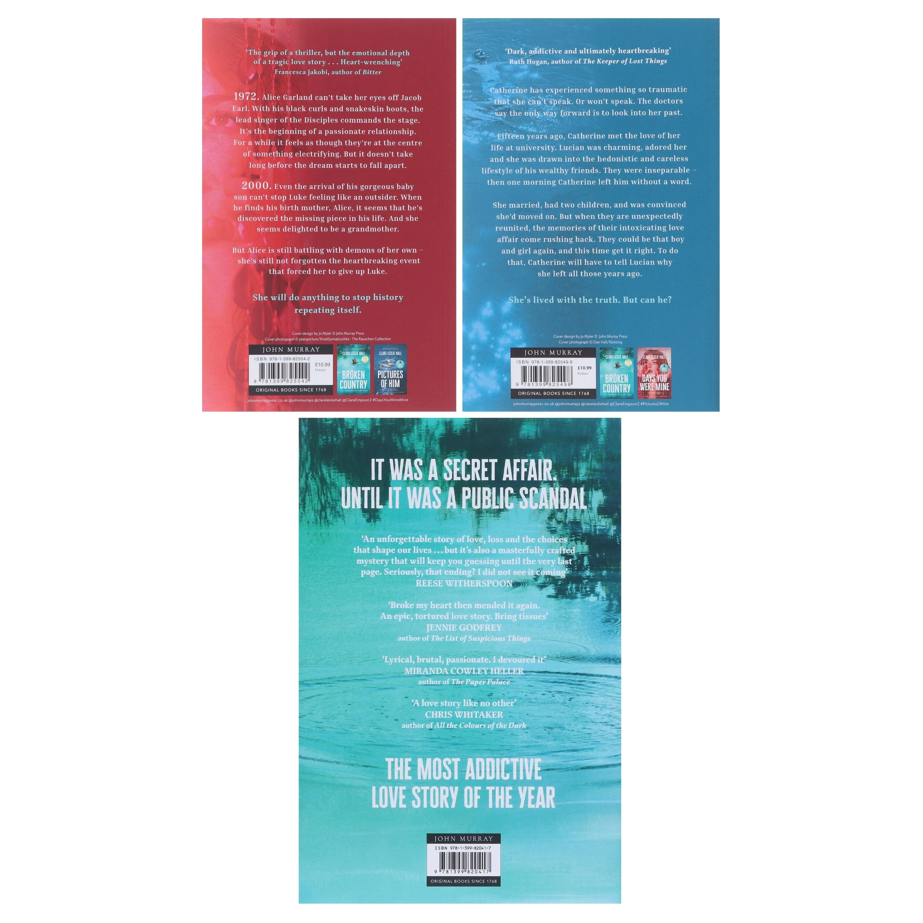 Days You Were Mine, Pictures of Him & Broken Country By Clare Leslie Hall 3 Books Collection Set - Fiction - Paperback/Hardback - Image 3