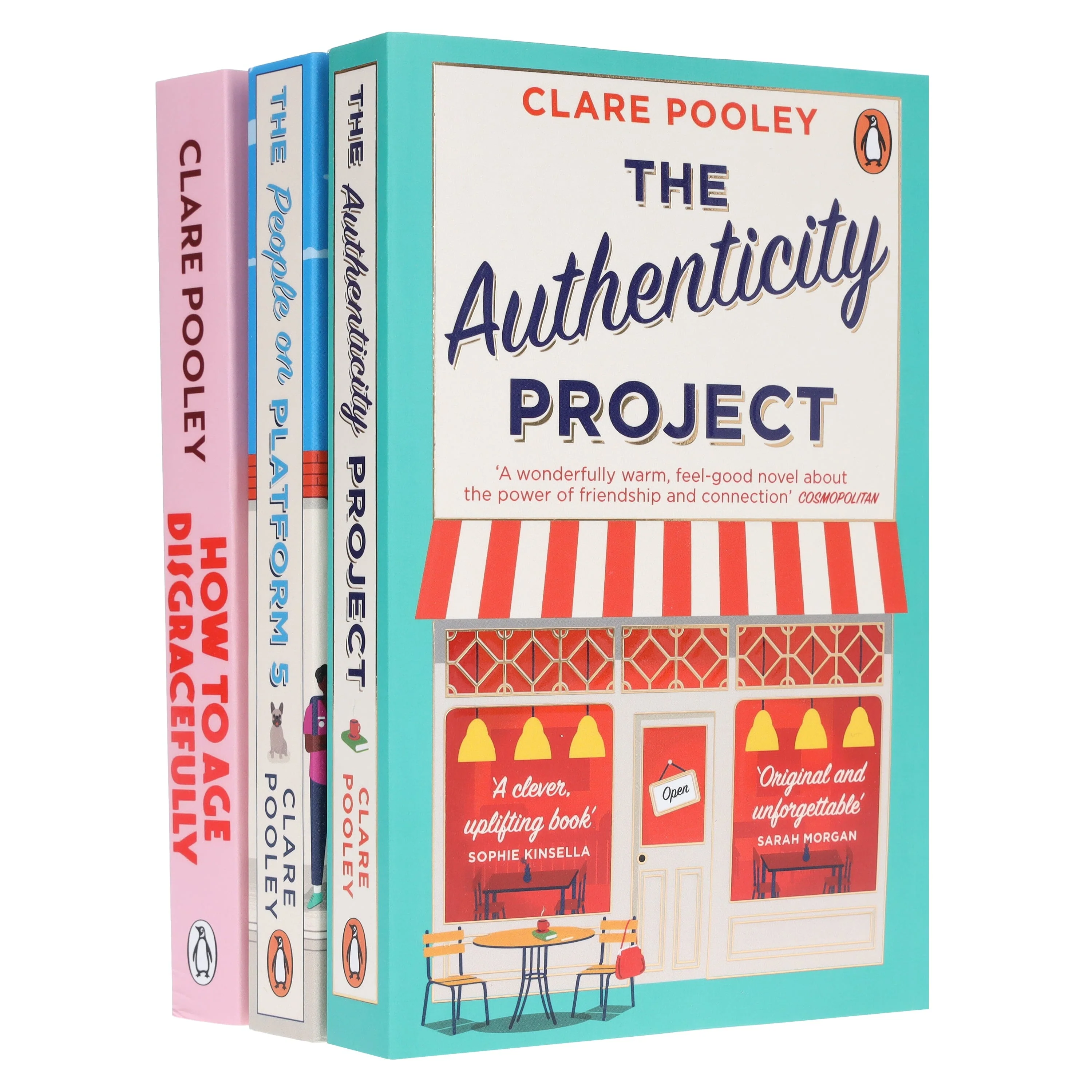 How to Age Disgracefully, The Authenticity Project & The People on Platform 5 By Clare Pooley: 3 Books Collection Set - Fiction - Paperback - Image 4