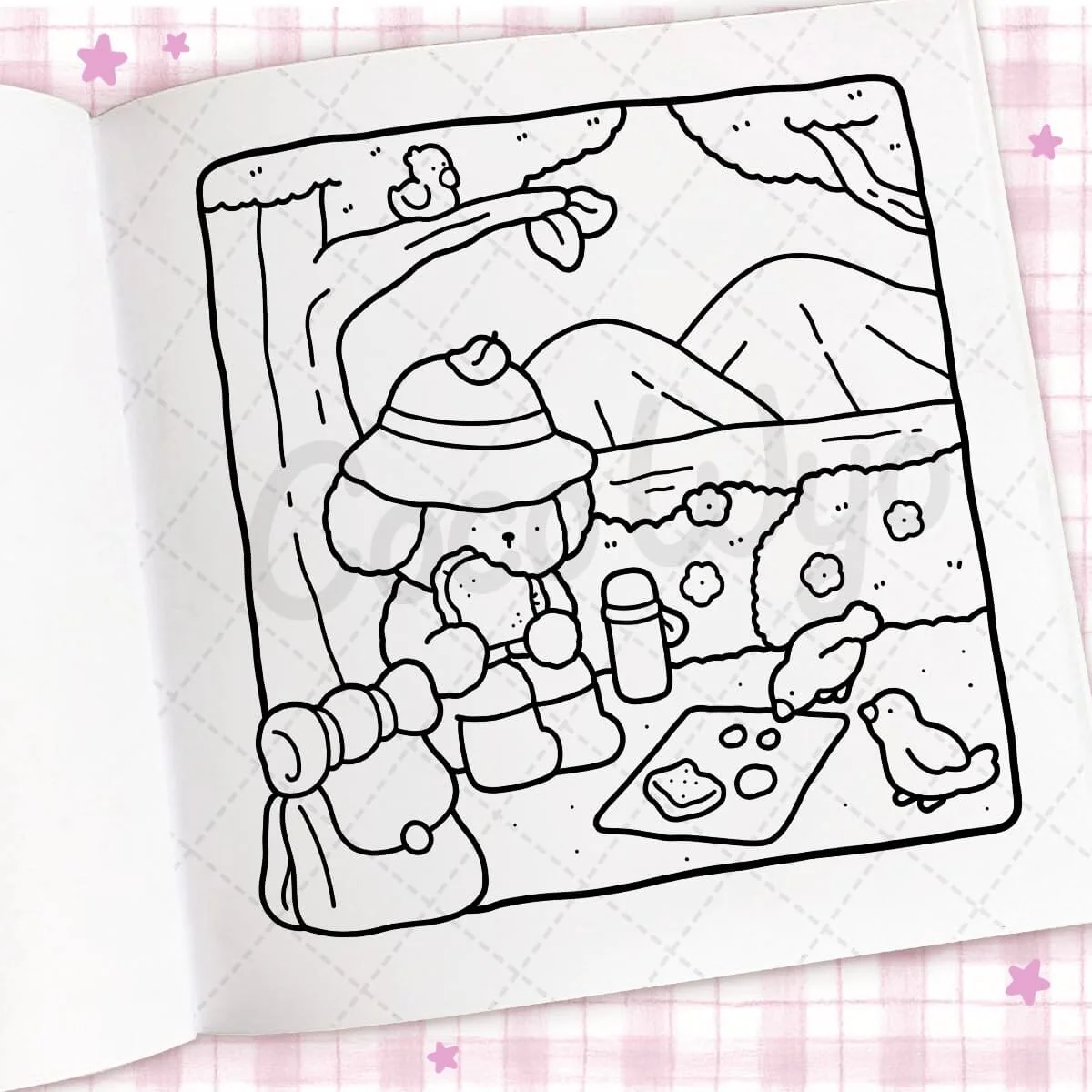 Coco Wyo: A Cute & Comfy 5 Colouring Books Set - Ages 12+ - Paperback - Image 3