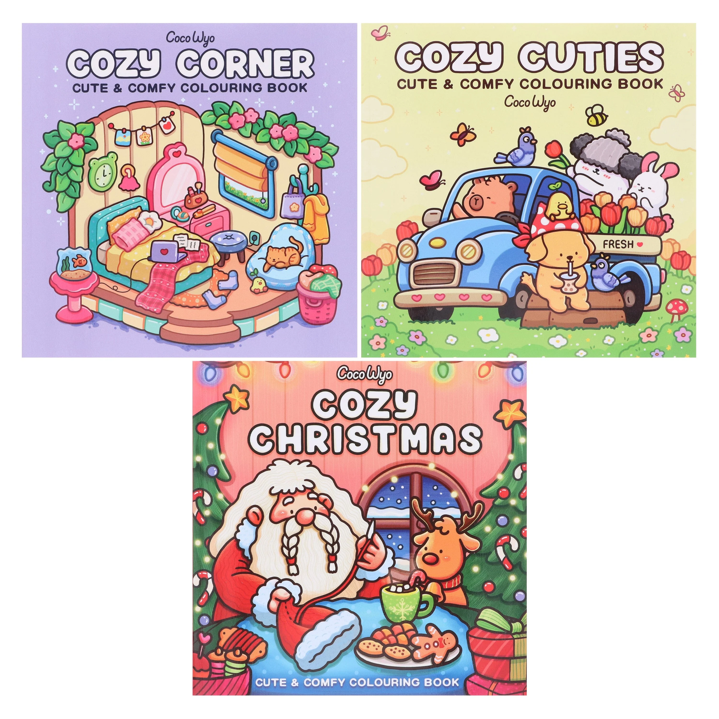 Cozy Corner Coco Wyo Colouring 3 Books Collection Set - Ages 8+ - Paperback - Image 2