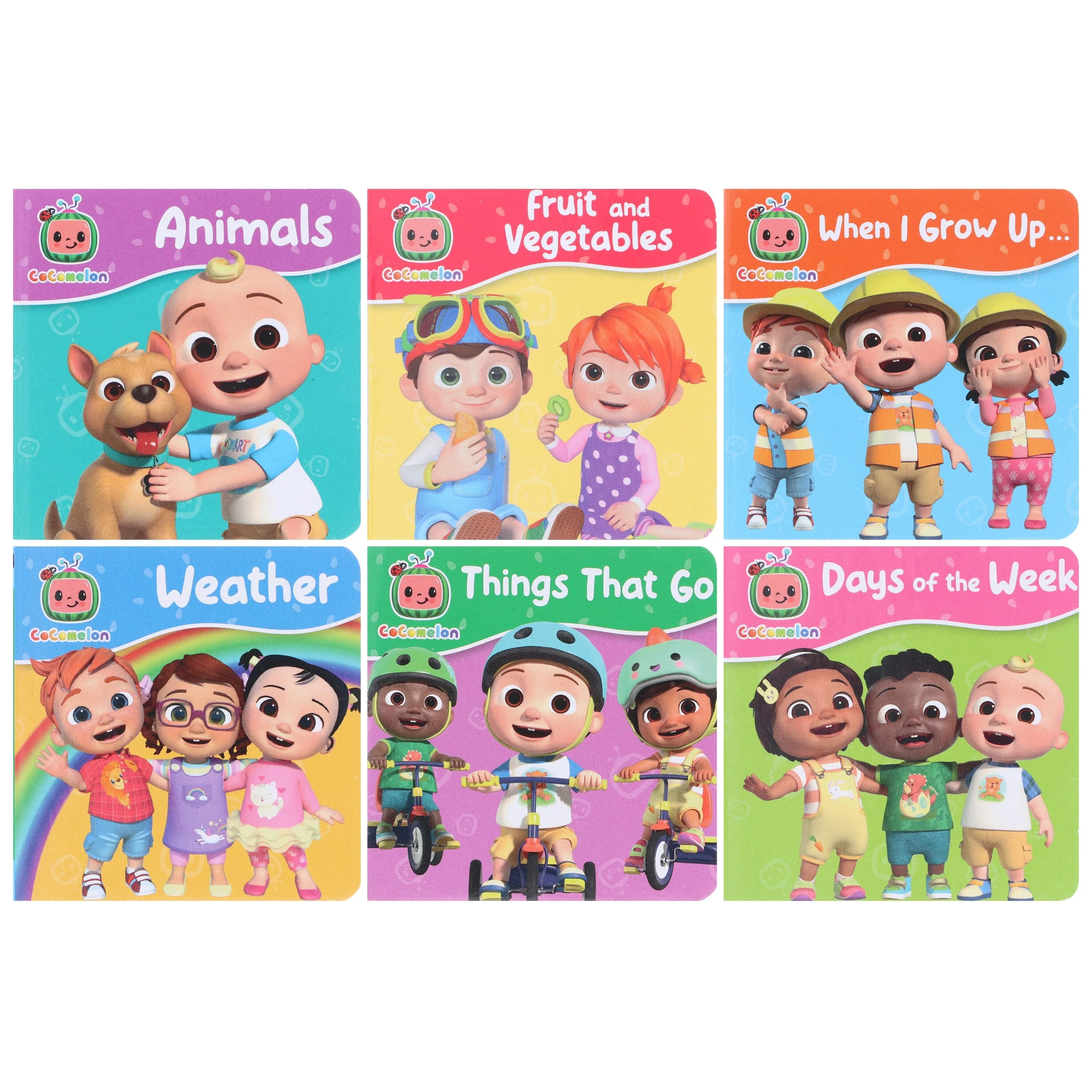 CoComelon Little Learners Pocket Library: 6 Mini Books Collection Box Set - Ages 1-4 - Board Book - Image 2