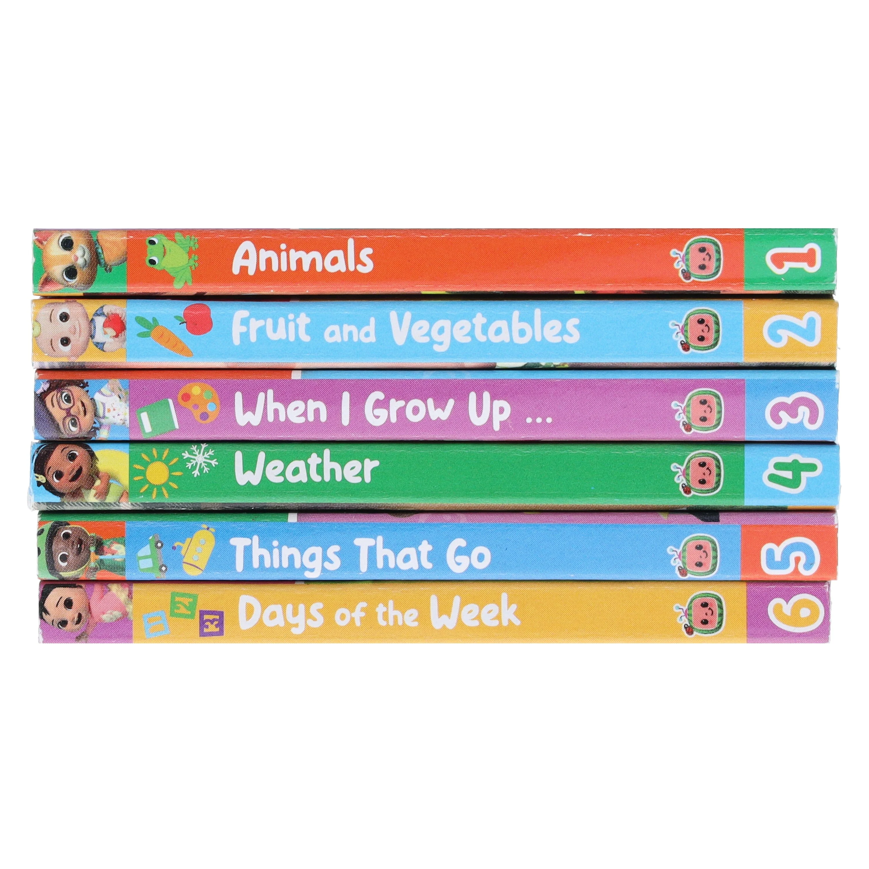 CoComelon Little Learners Pocket Library: 6 Mini Books Collection Box Set - Ages 1-4 - Board Book - Image 6
