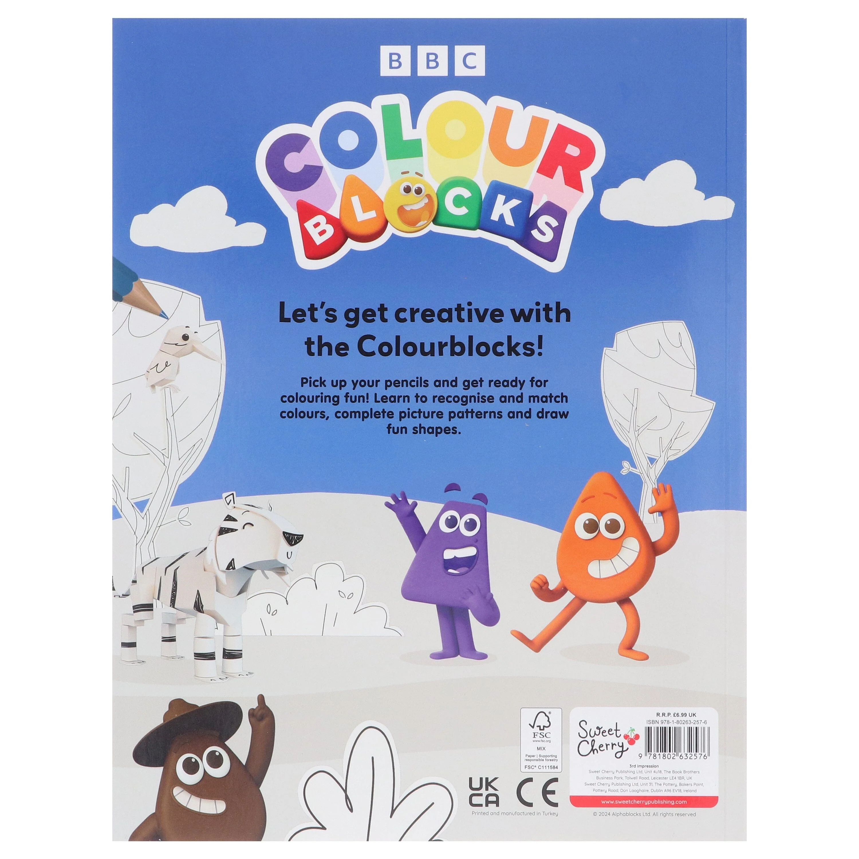 Colourblocks Colouring Fun: A Colouring Activity Book: Time for a colour adventure! - Ages 3-6 - Paperback - Image 3