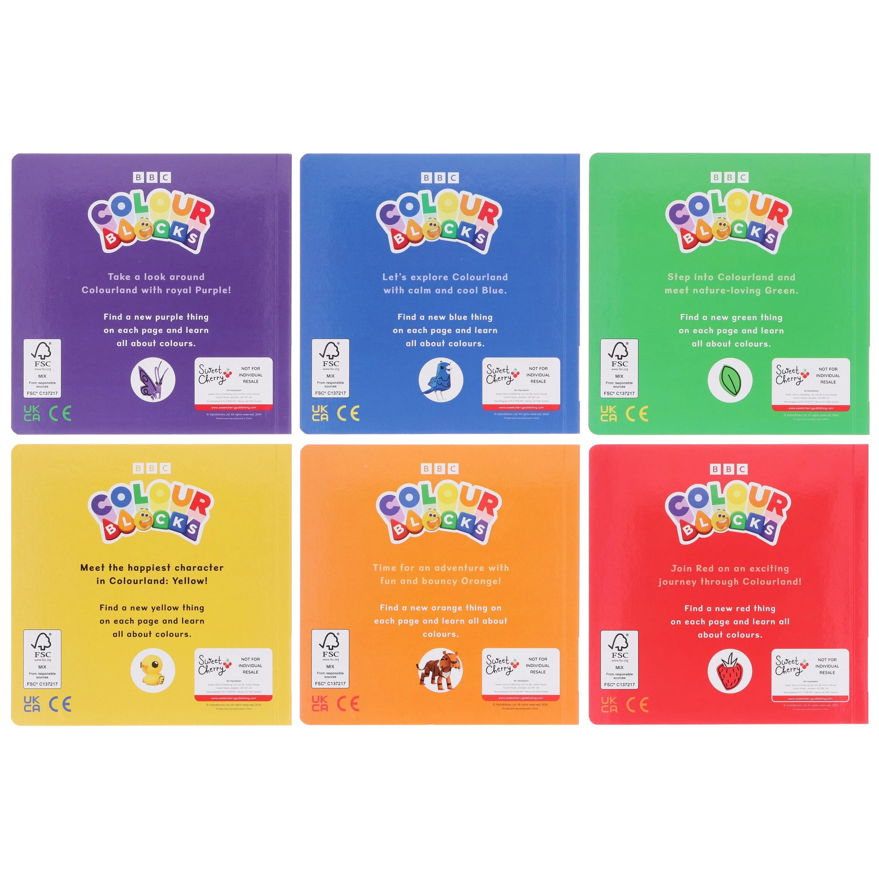 Damaged - Colourblocks: My Big Box of Colours 6 Books Collection - Ages 3-6 - Board Book - V 33 - Image 2