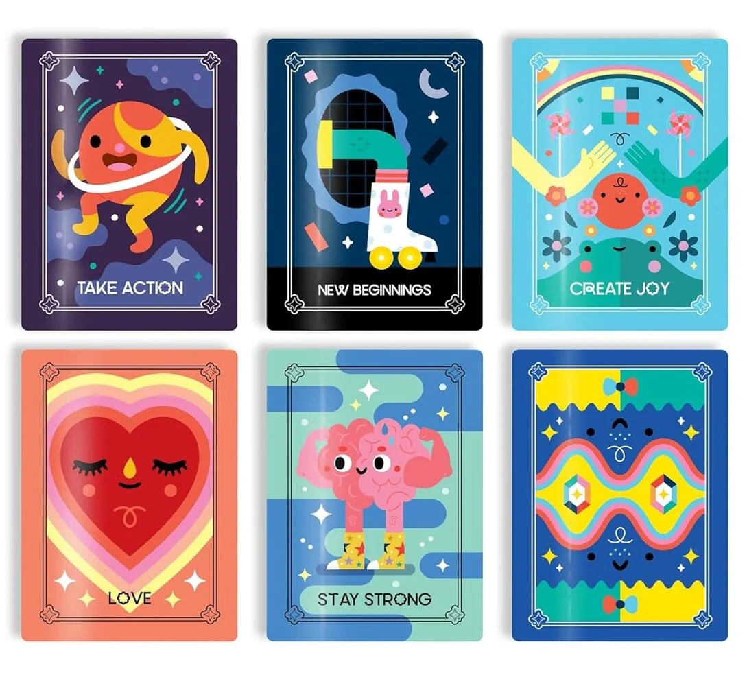 Cosmic Kindness Oracle Deck: A 60-Card Deck for Friendship, Fun, and Big Feelings by Michelle Romo - Ages 8-12 - Paperback - Image 3