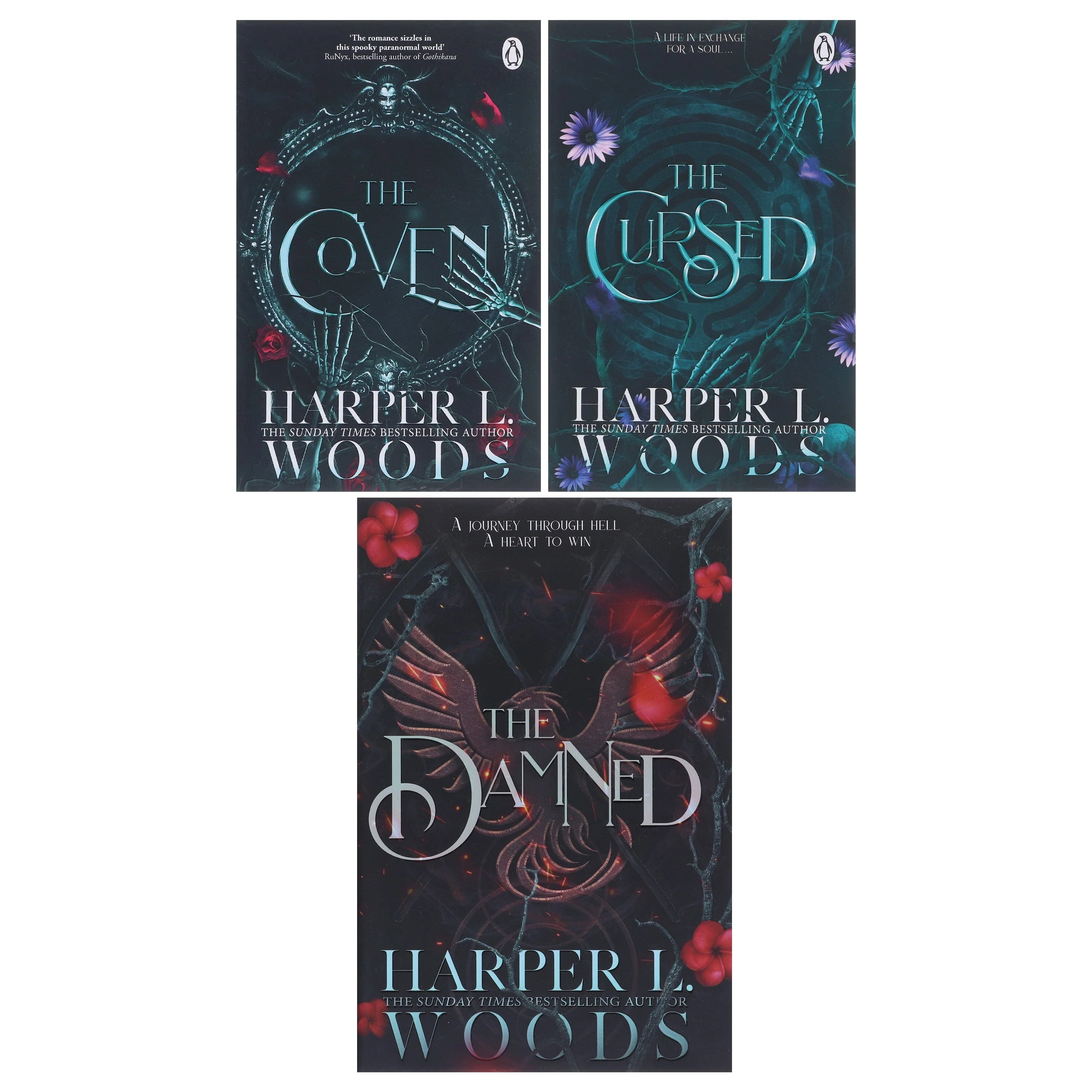 Coven of Bones Series by Harper L. Woods 3 Books Collection Set - Fiction - Paperback/Hardback - Image 2