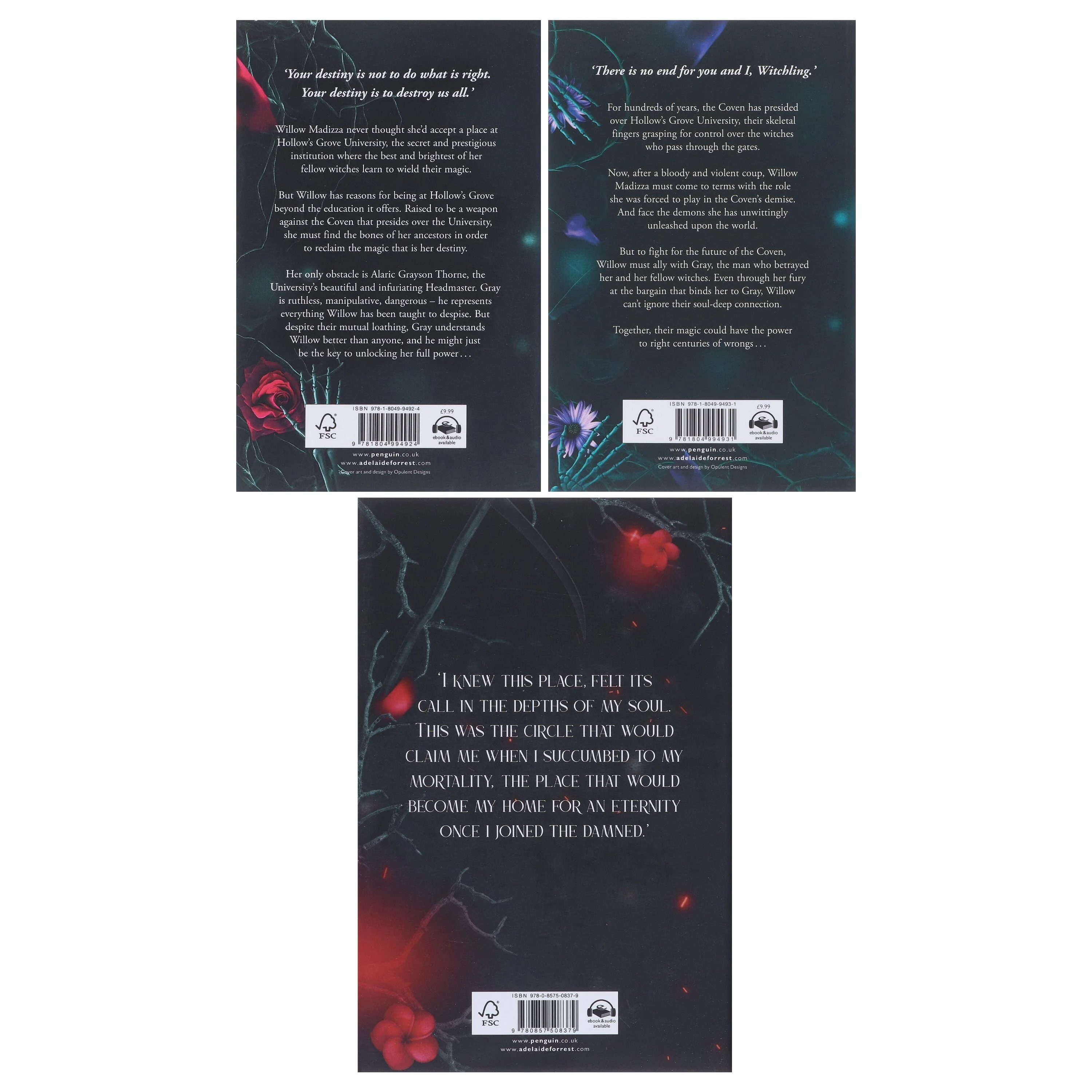 Coven of Bones Series by Harper L. Woods 3 Books Collection Set - Fiction - Paperback/Hardback - Image 3