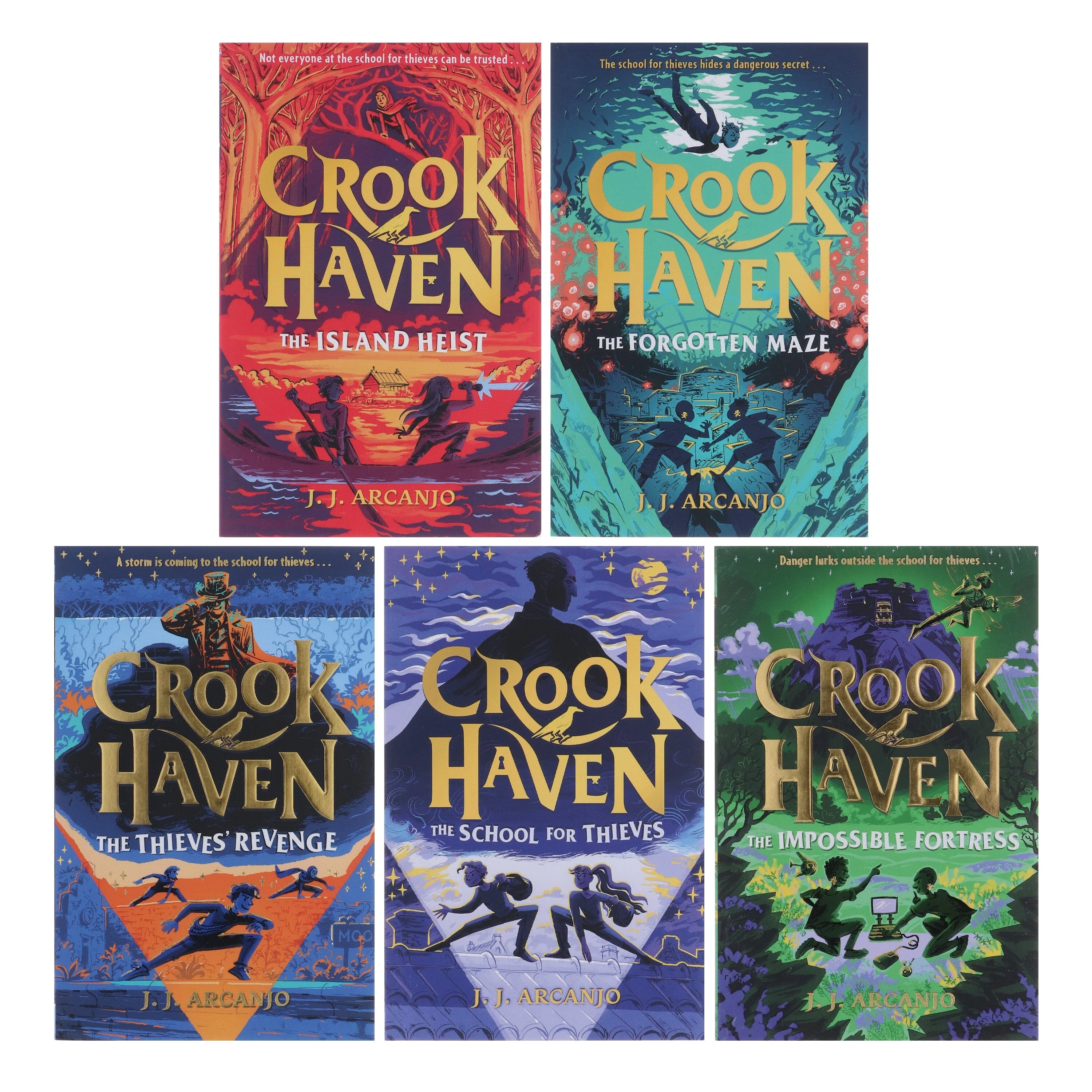 Crookhaven Series By J.J. Arcanjo 5 Books Collection Set - Ages 9+ - Paperback - Image 2