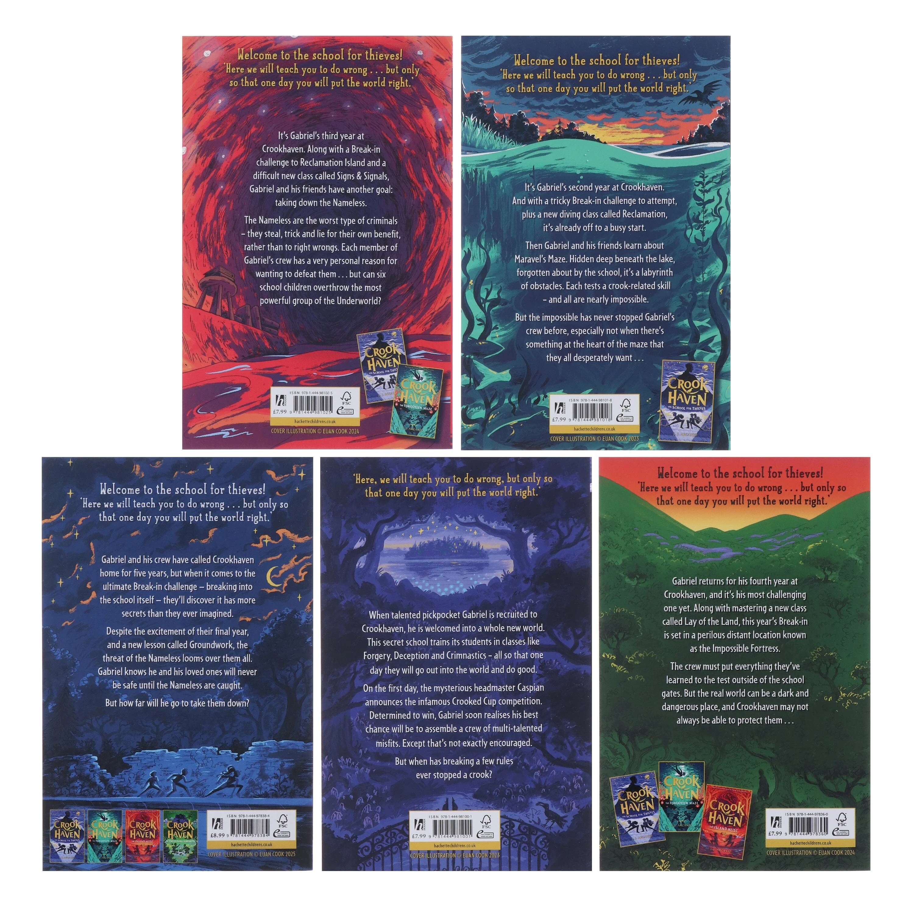 Crookhaven Series By J.J. Arcanjo 5 Books Collection Set - Ages 9+ - Paperback - Image 3