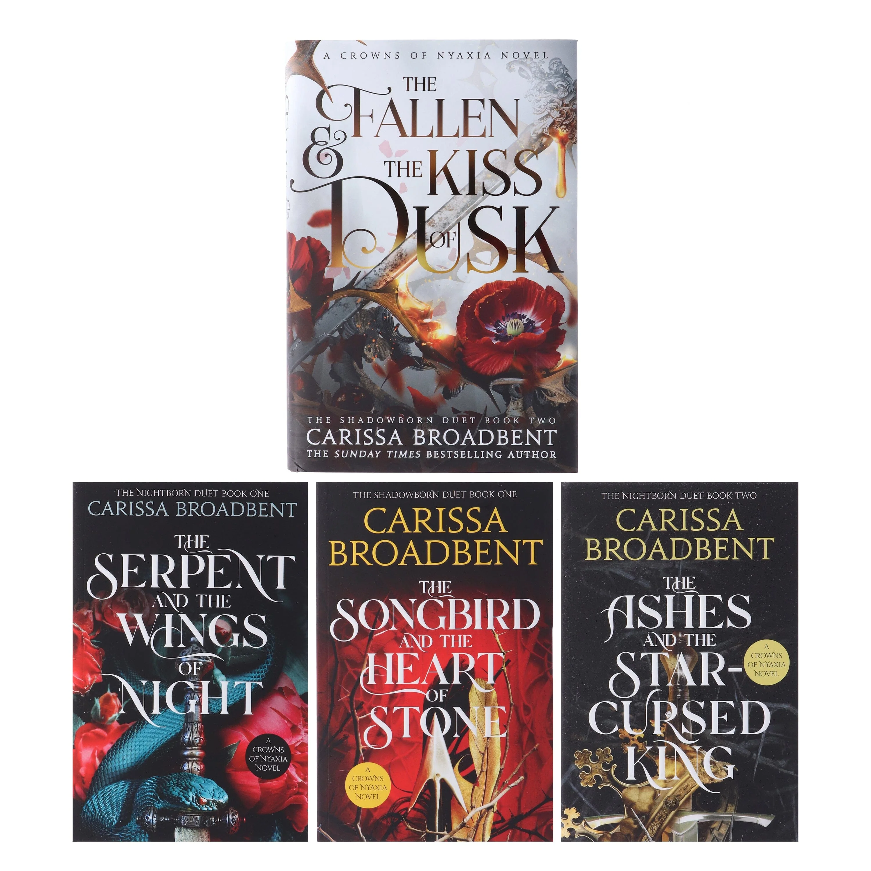Crowns of Nyaxia Series By Carissa Broadbent 4 Books Collection Set - Fiction - Paperback/Hardback - Image 2