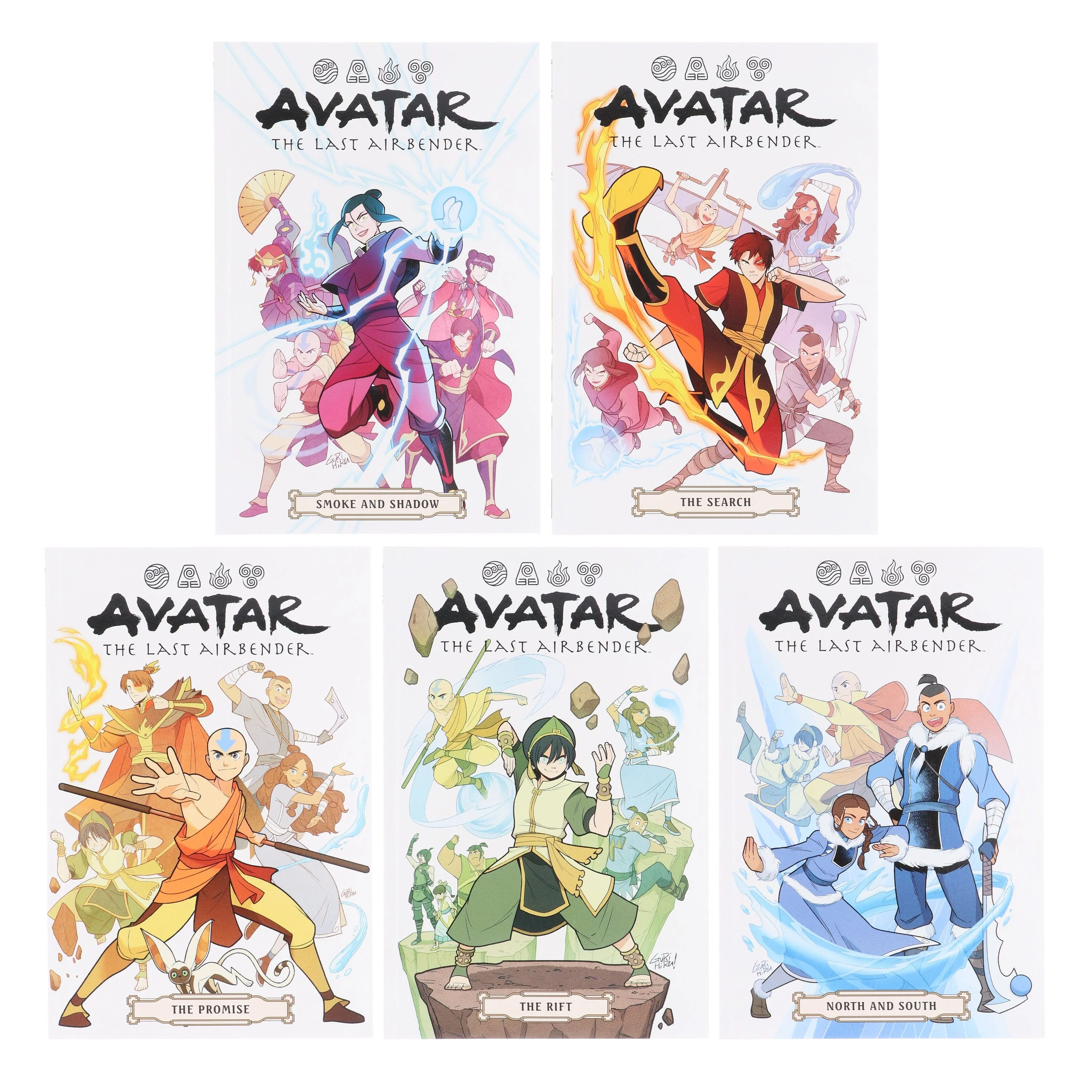 Avatar: The Last Airbender Omnibus Box Set by Gene Luen Yang & Others: 5 Books Collection - Ages 8+ - Paperback - Image 2