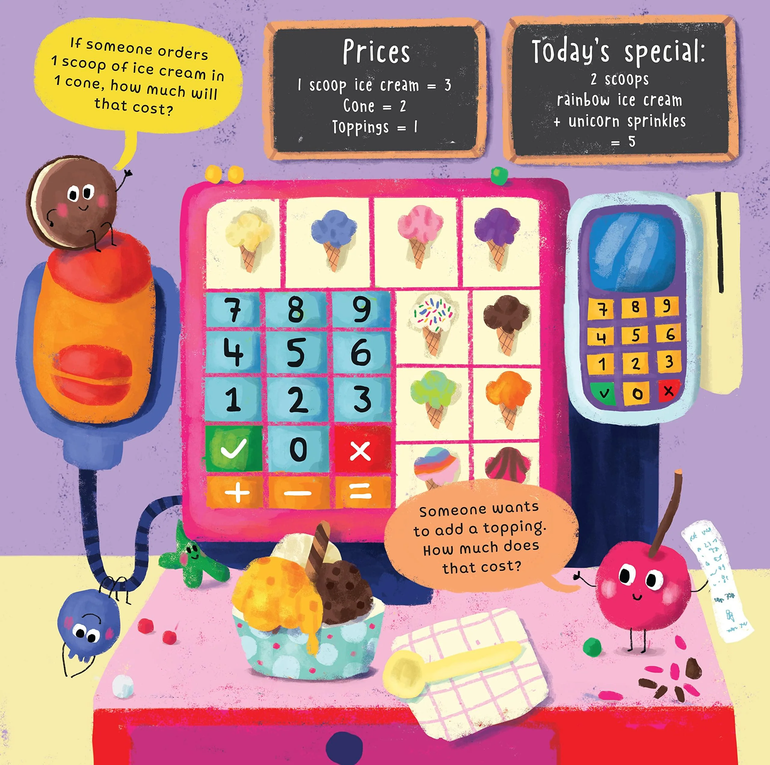 Damaged - Convertible Ice Cream Shop - Great Value Sit In Ice Cream Shop, Interactive Playmat & Fun Storybook By Rosie Neave - Ages 2+ - Board Book - I 41 - Image 3