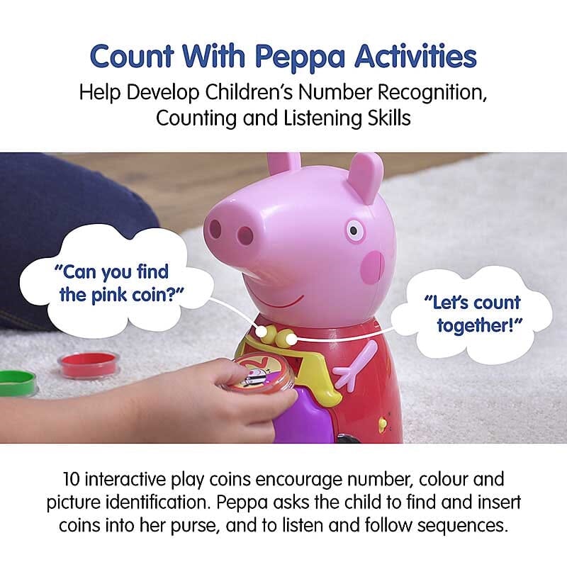 Damaged - Count With Peppa Pig: Counting, Numbers, Colours & More - Ages 2+ - Educational Toy - I 37 - Image 6