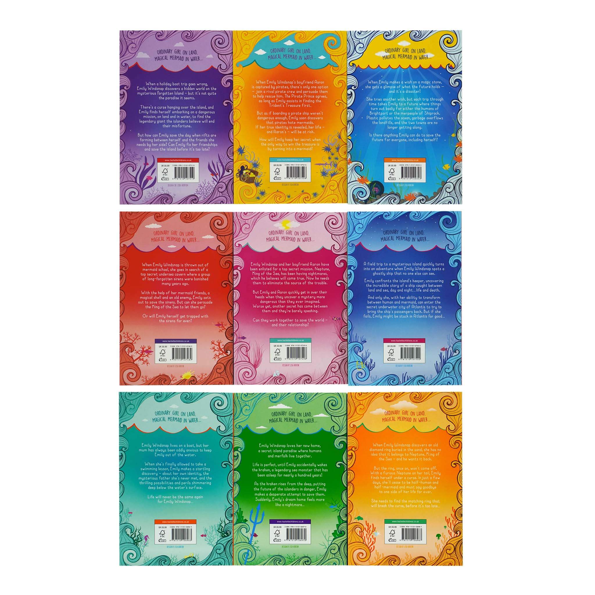 Damaged - Emily Windsnap by Liz Kessler: Books 1-9 Complete Collection Set - Ages 9-14 - Paperback - I 55 - Image 2