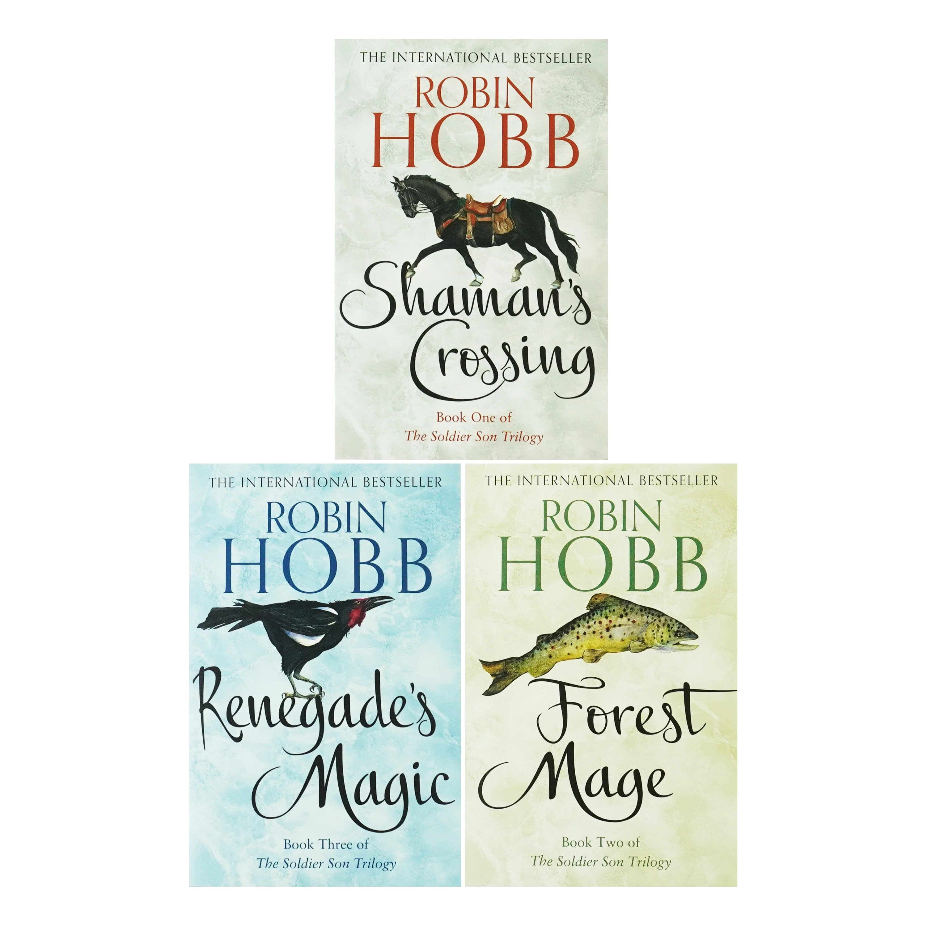 Damaged - Soldier Son Trilogy by Robin Hobb 3 Book Collection Set - Fiction - Paperback - I 41